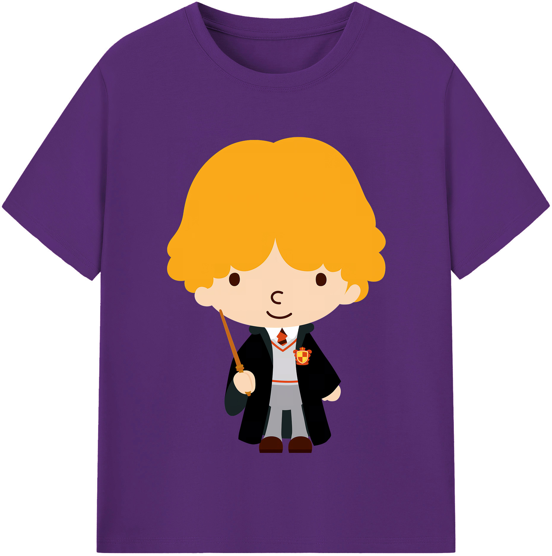 （画像用） Harry Potter ハリー・ポッターシリーズ 綿100％半袖Tシャツ（フロントプリント）