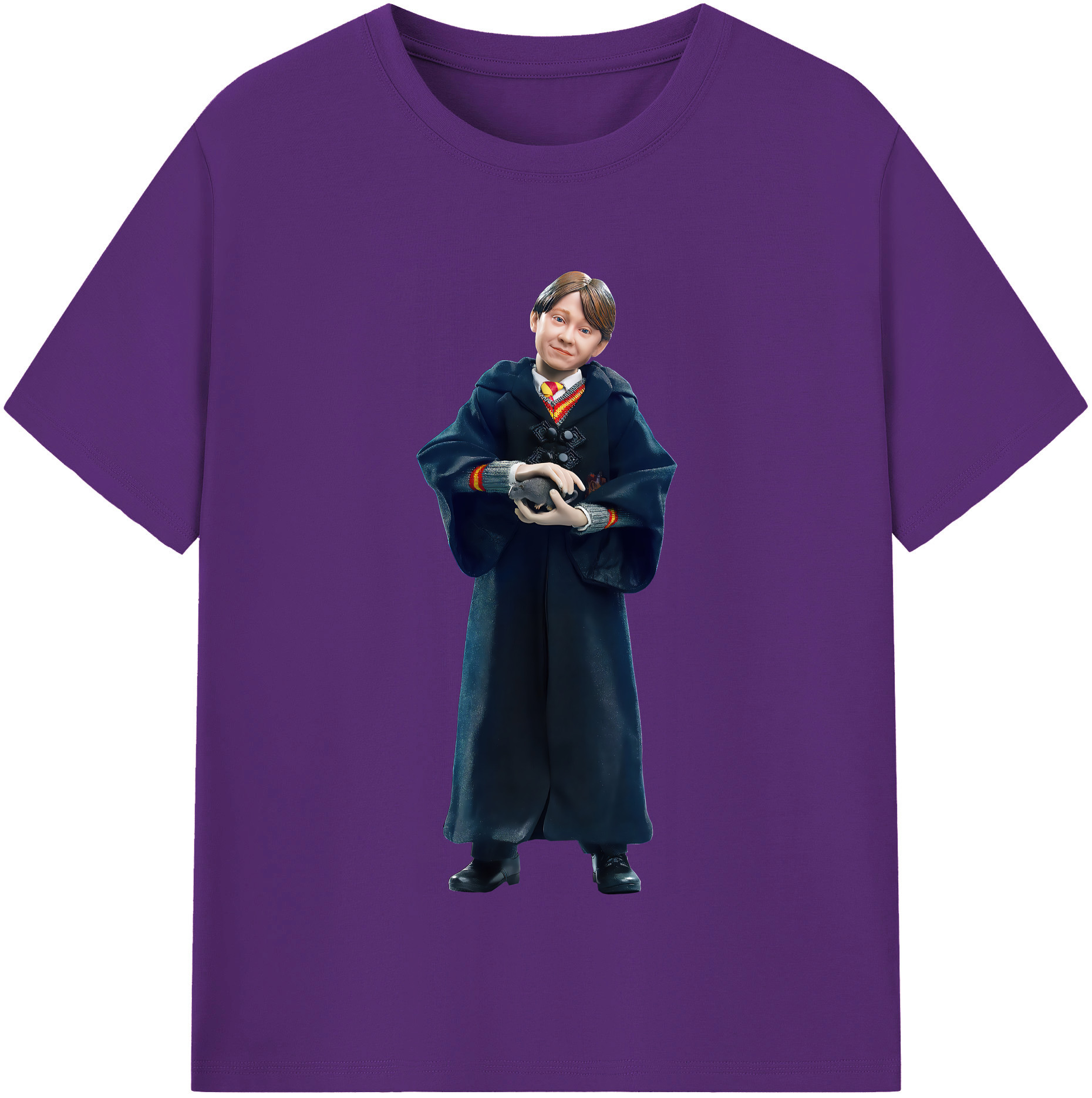 （画像用） Harry Potter ハリー・ポッターシリーズ 綿100％半袖Tシャツ（フロントプリント）