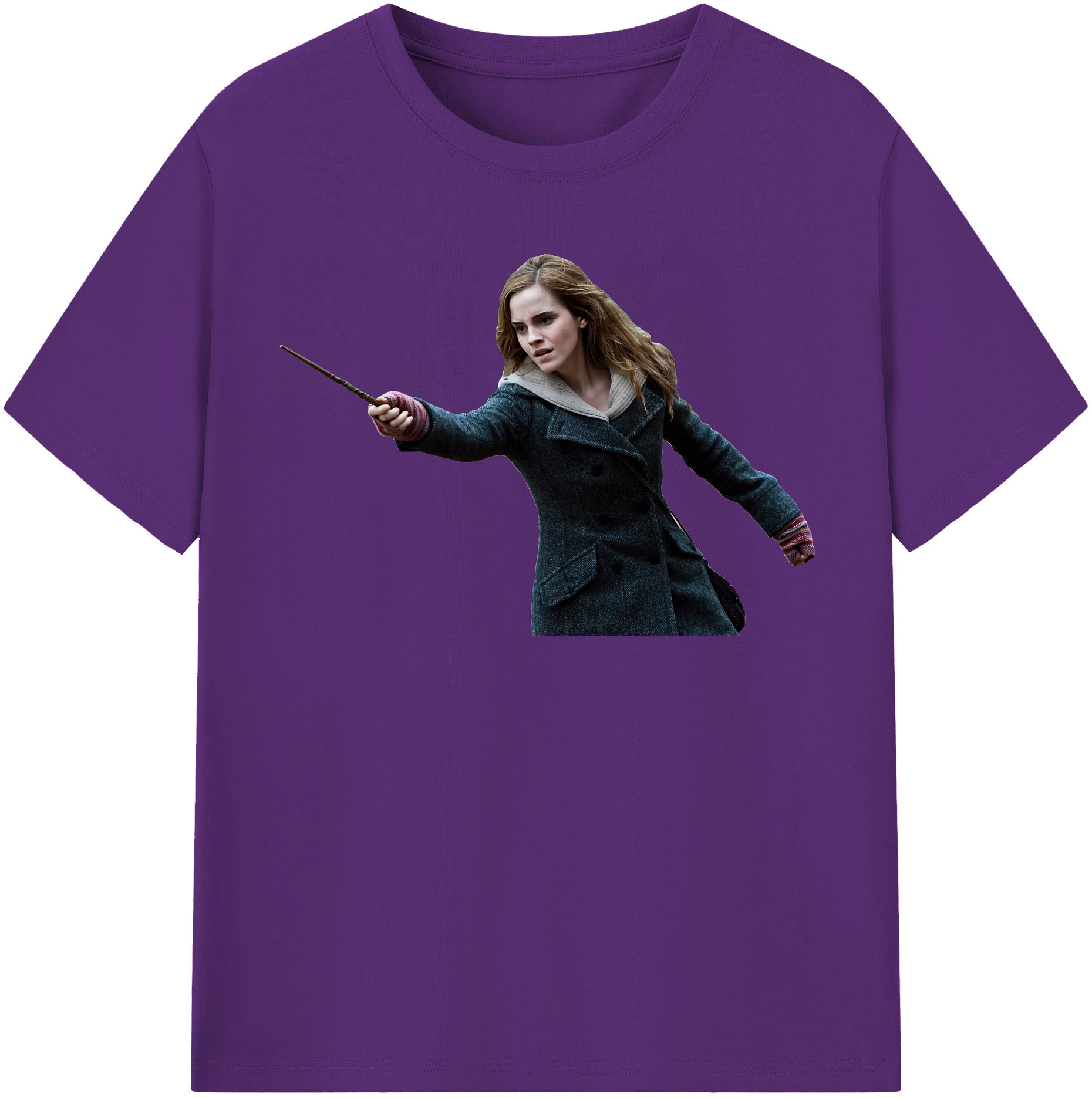 （画像用） Harry Potter ハリー・ポッターシリーズ 綿100％半袖Tシャツ（フロントプリント）