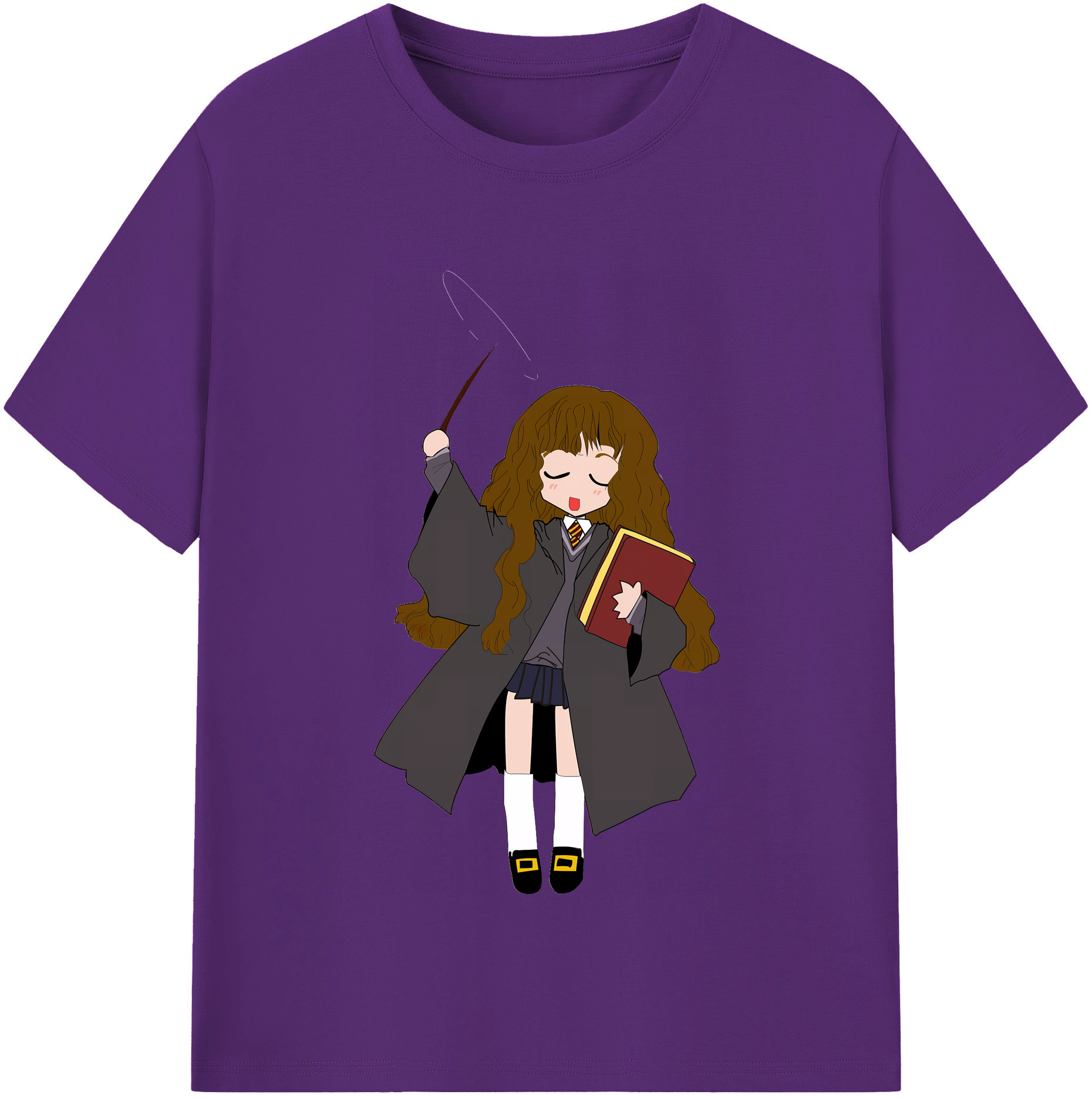 （画像用） Harry Potter ハリー・ポッターシリーズ 綿100％半袖Tシャツ（フロントプリント）