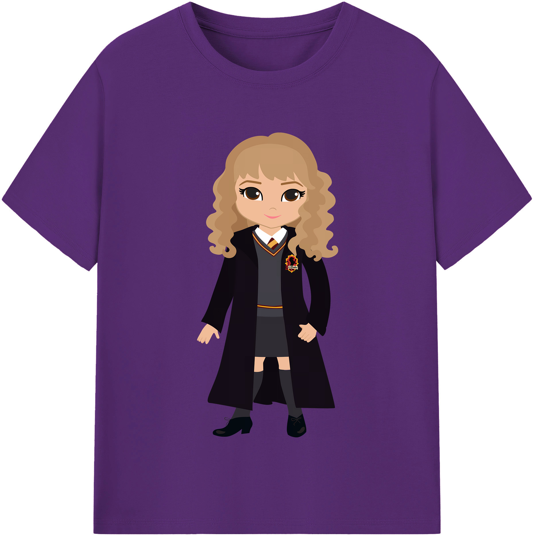 （画像用） Harry Potter ハリー・ポッターシリーズ 綿100％半袖Tシャツ（フロントプリント）