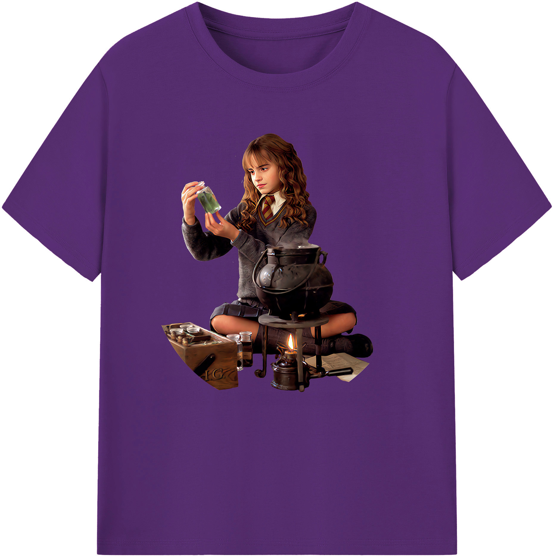 （画像用） Harry Potter ハリー・ポッターシリーズ 綿100％半袖Tシャツ（フロントプリント）