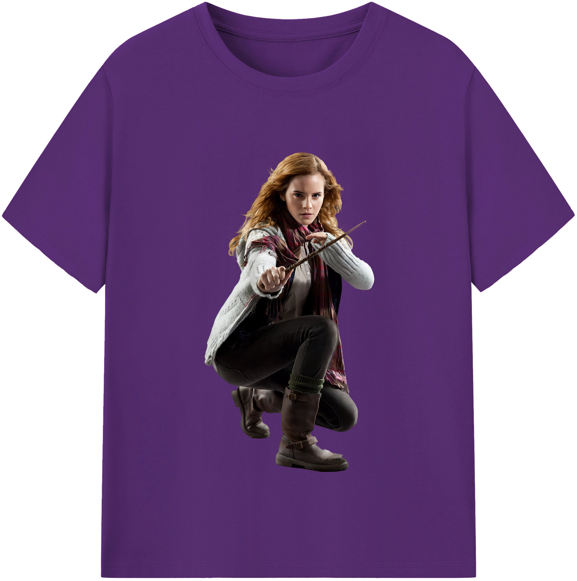 （画像用） Harry Potter ハリー・ポッターシリーズ 綿100％半袖Tシャツ（フロントプリント）
