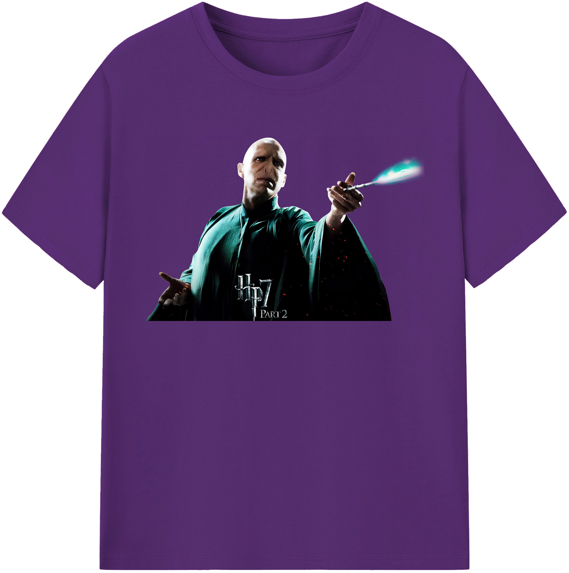 （画像用） Harry Potter ハリー・ポッターシリーズ 綿100％半袖Tシャツ（フロントプリント）