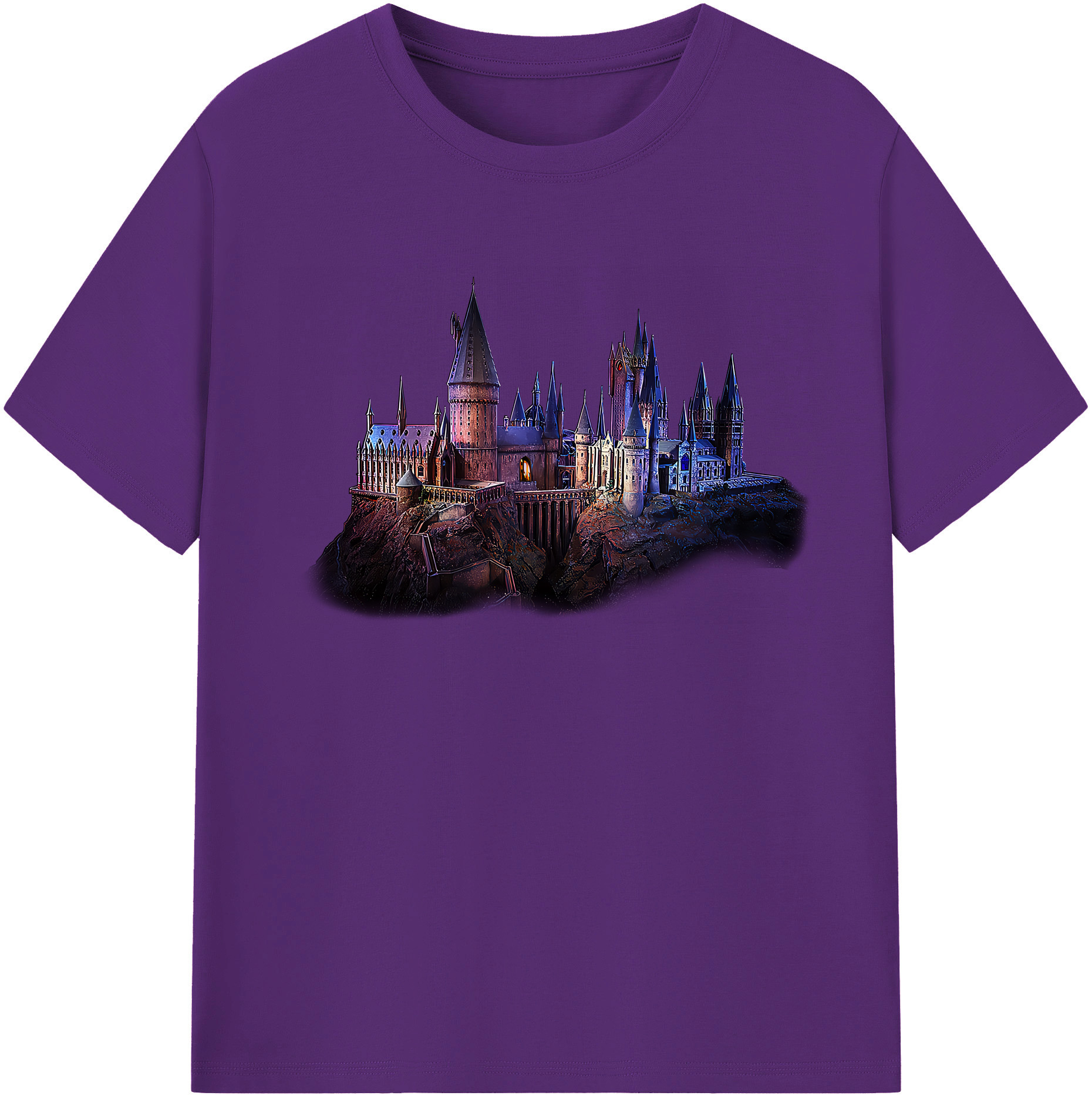 （画像用） Harry Potter ハリー・ポッターシリーズ 綿100％半袖Tシャツ（フロントプリント）