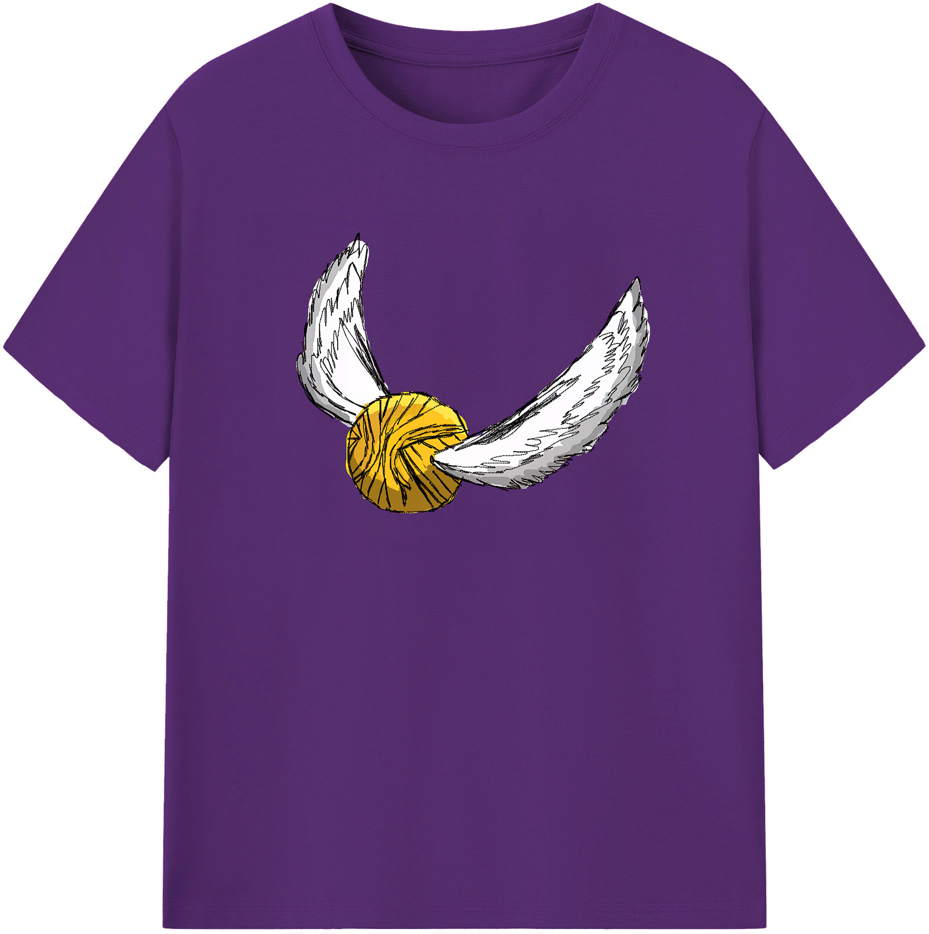 （画像用） Harry Potter ハリー・ポッターシリーズ 綿100％半袖Tシャツ（フロントプリント）