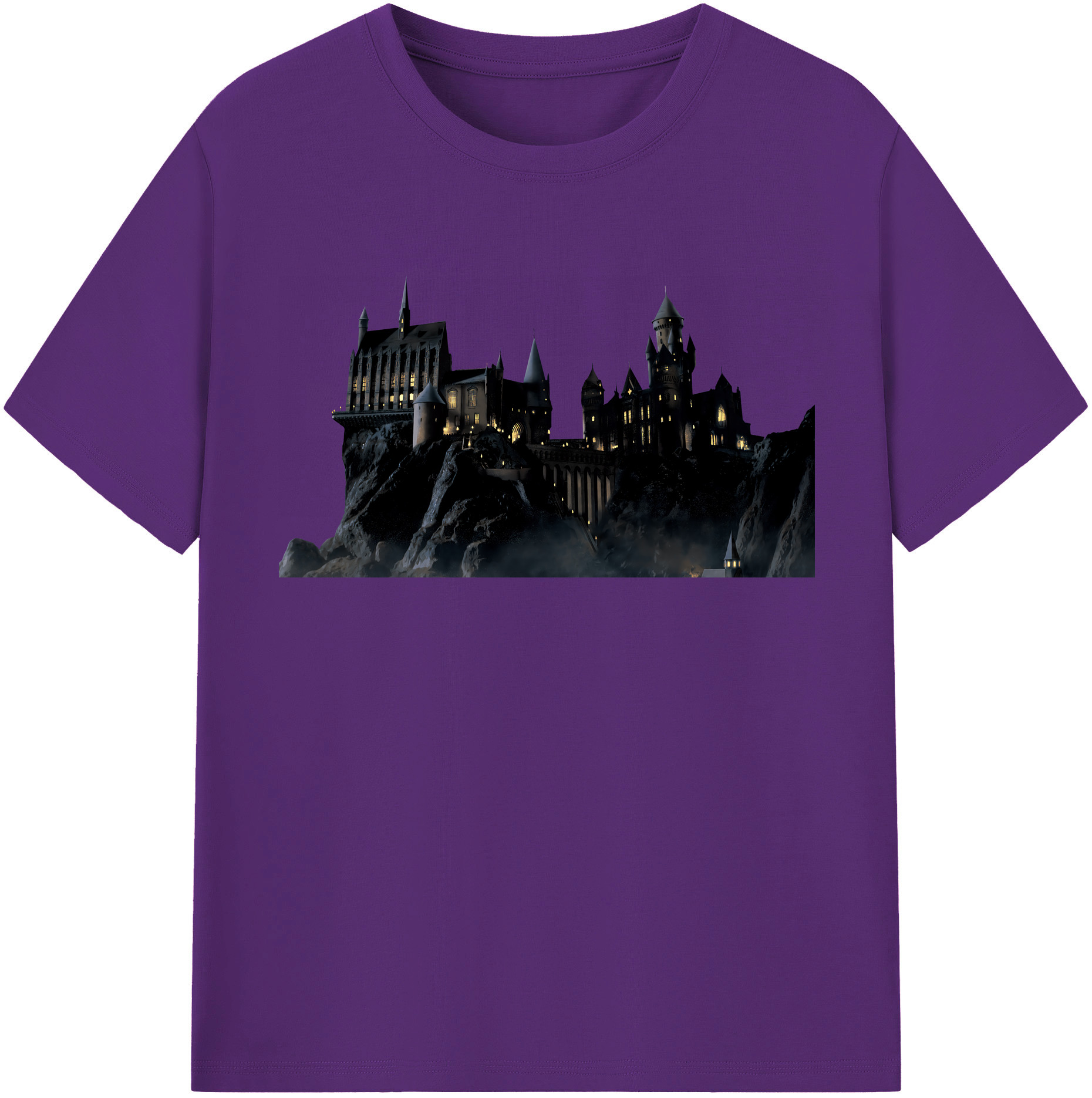 （画像用） Harry Potter ハリー・ポッターシリーズ 綿100％半袖Tシャツ（フロントプリント）