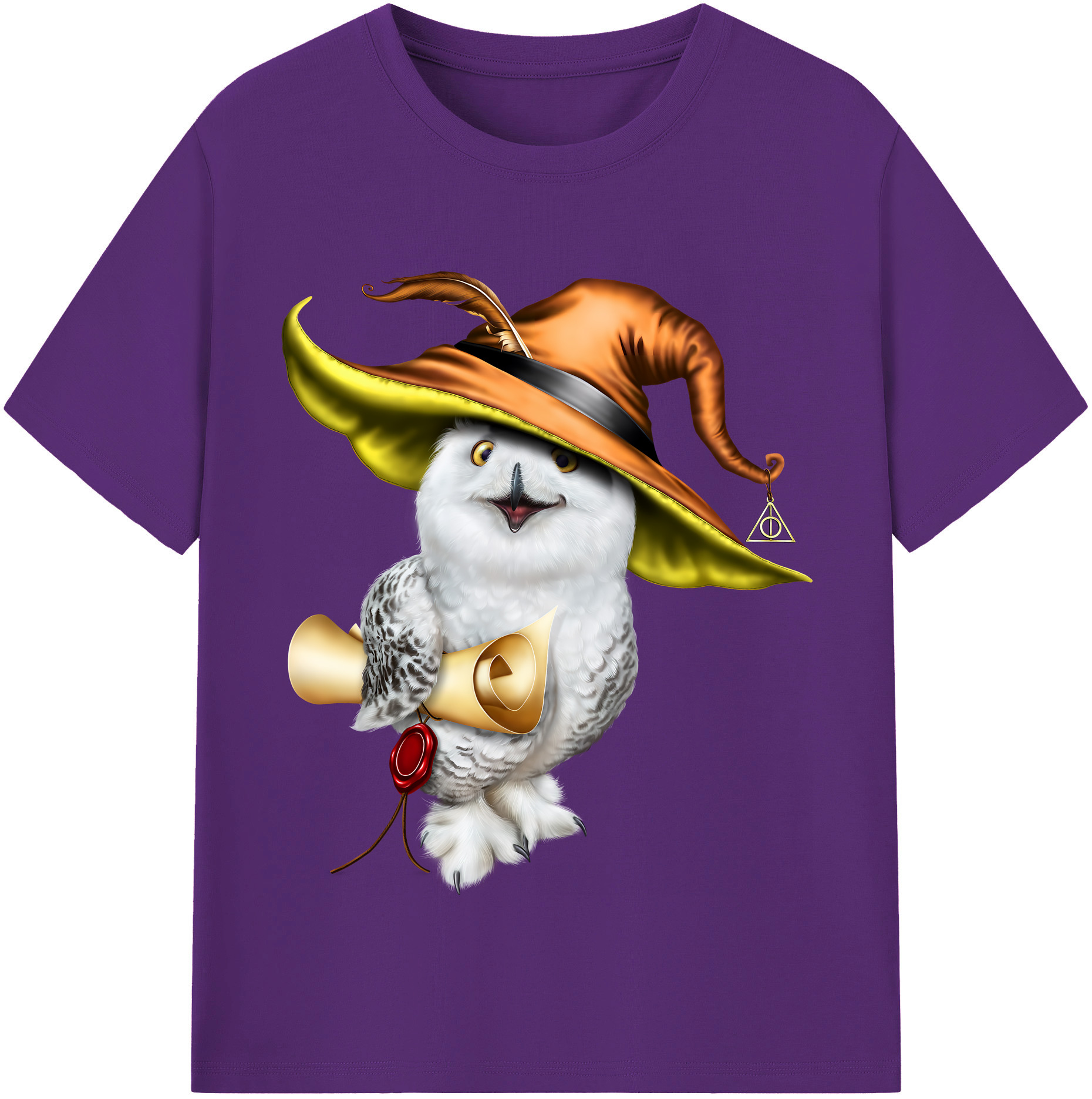 （画像用） Harry Potter ハリー・ポッターシリーズ 綿100％半袖Tシャツ（フロントプリント）