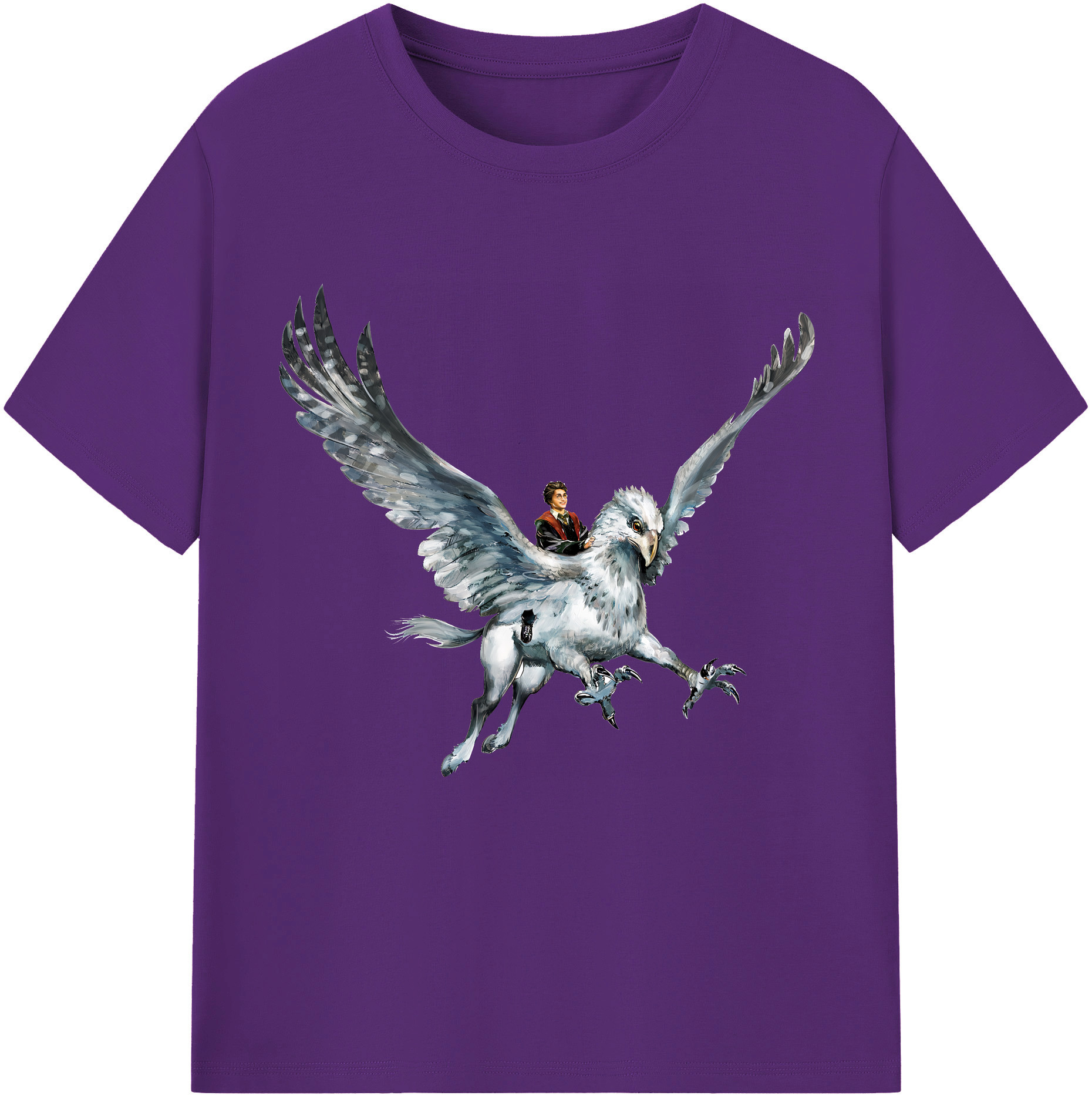 （画像用） Harry Potter ハリー・ポッターシリーズ 綿100％半袖Tシャツ（フロントプリント）