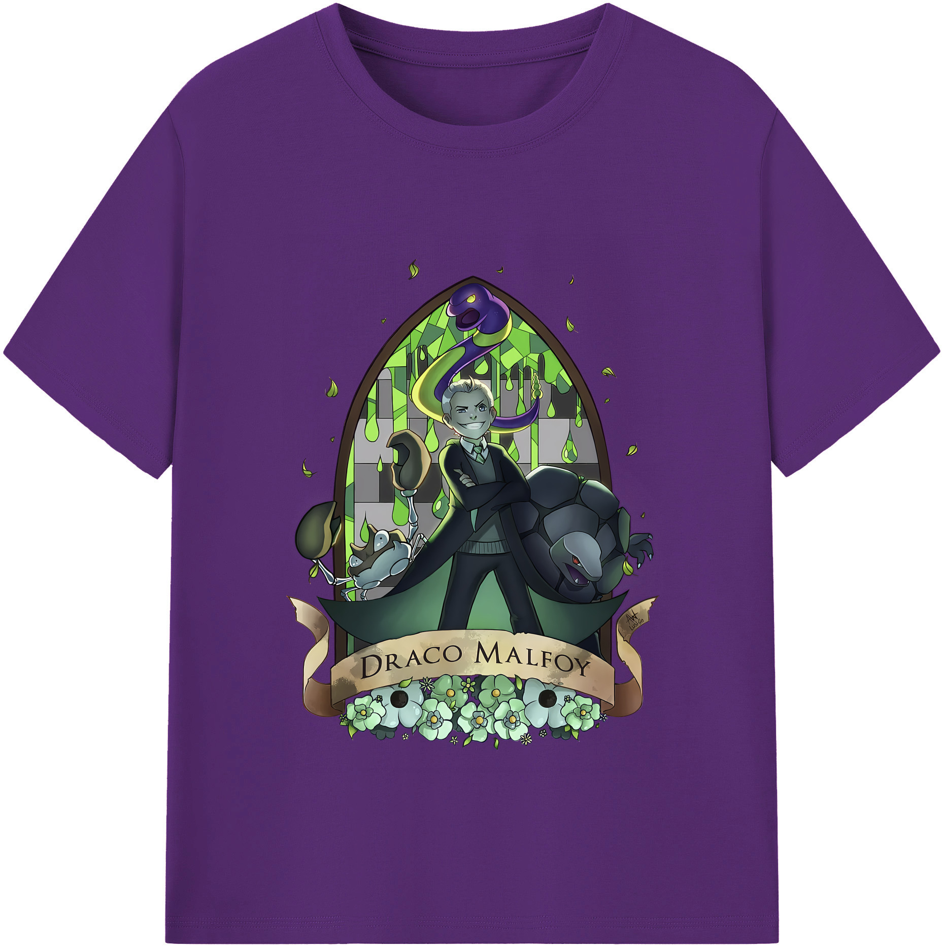 （画像用） Harry Potter ハリー・ポッターシリーズ 綿100％半袖Tシャツ（フロントプリント）