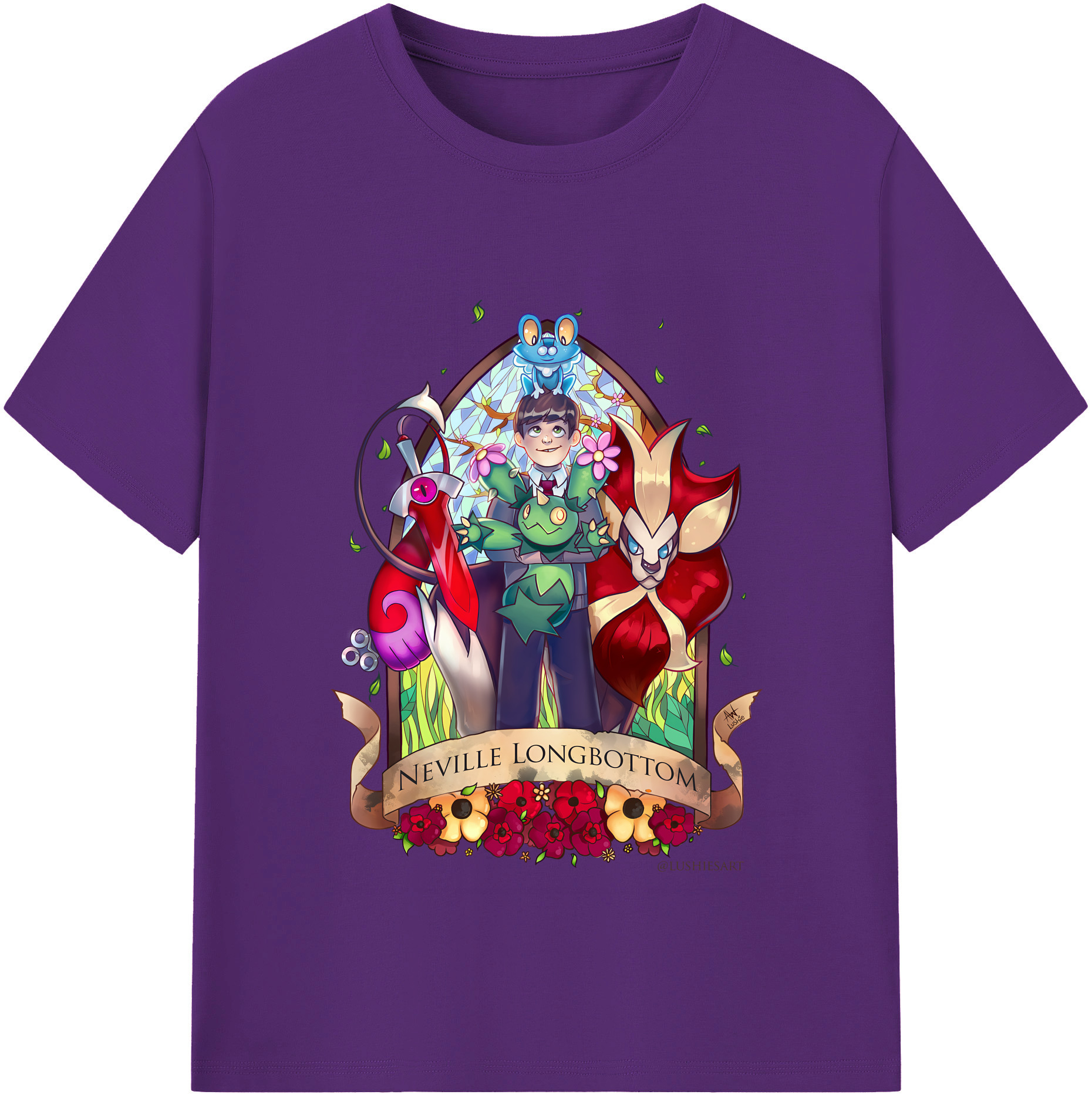（画像用） Harry Potter ハリー・ポッターシリーズ 綿100％半袖Tシャツ（フロントプリント）
