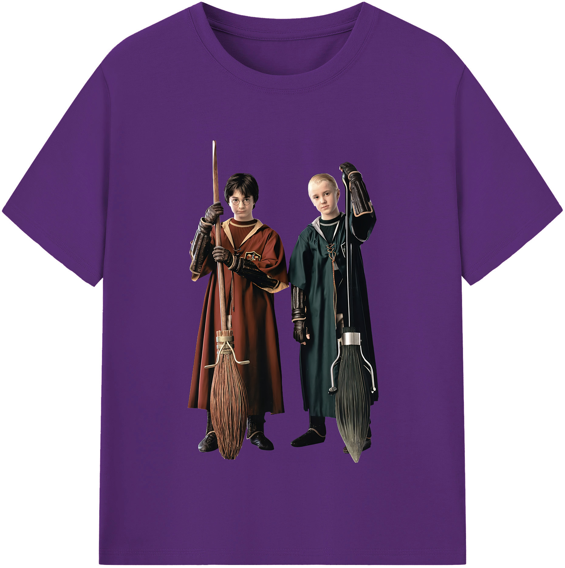 （画像用） Harry Potter ハリー・ポッターシリーズ 綿100％半袖Tシャツ（フロントプリント）