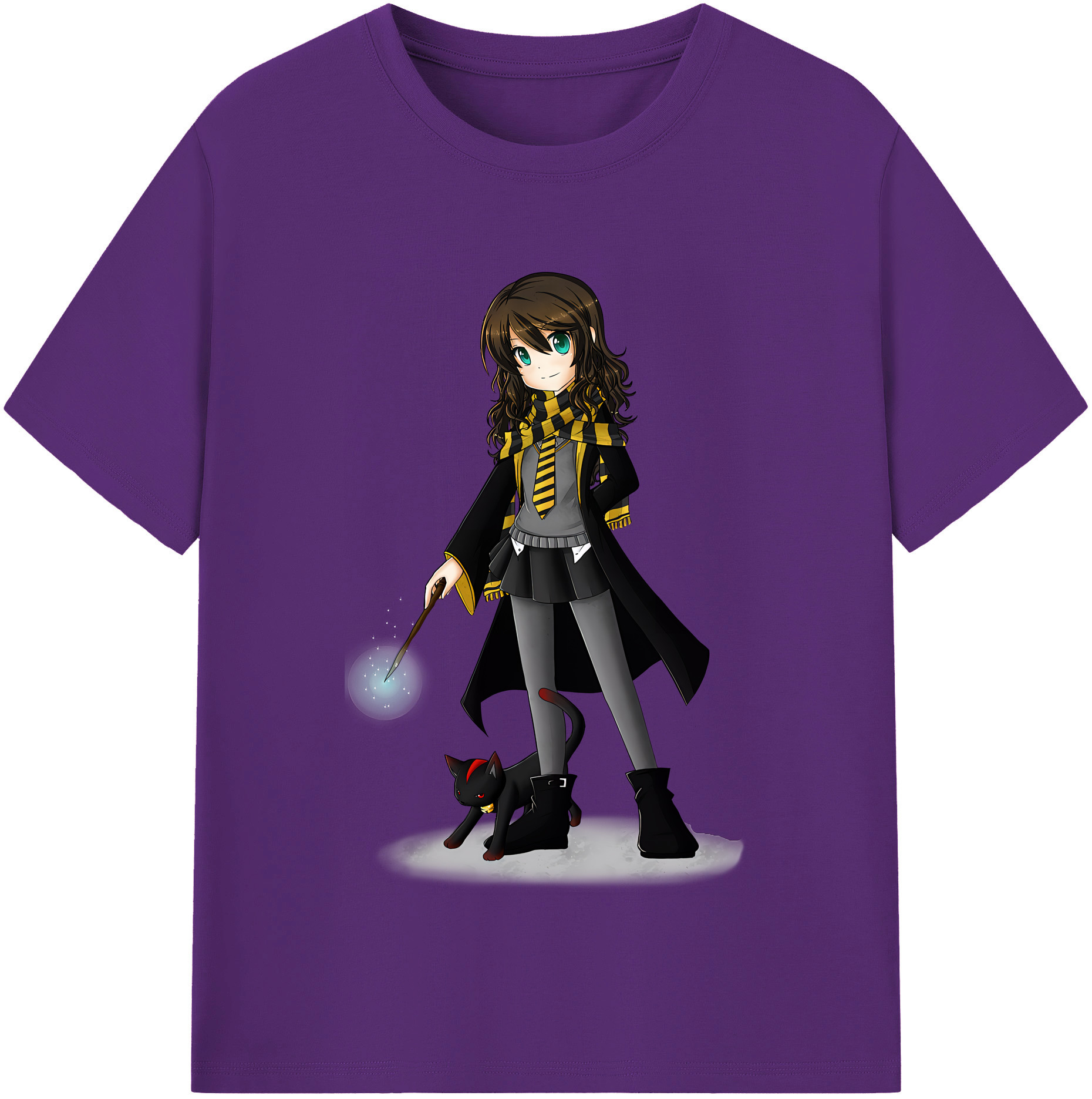 （画像用） Harry Potter ハリー・ポッターシリーズ 綿100％半袖Tシャツ（フロントプリント）