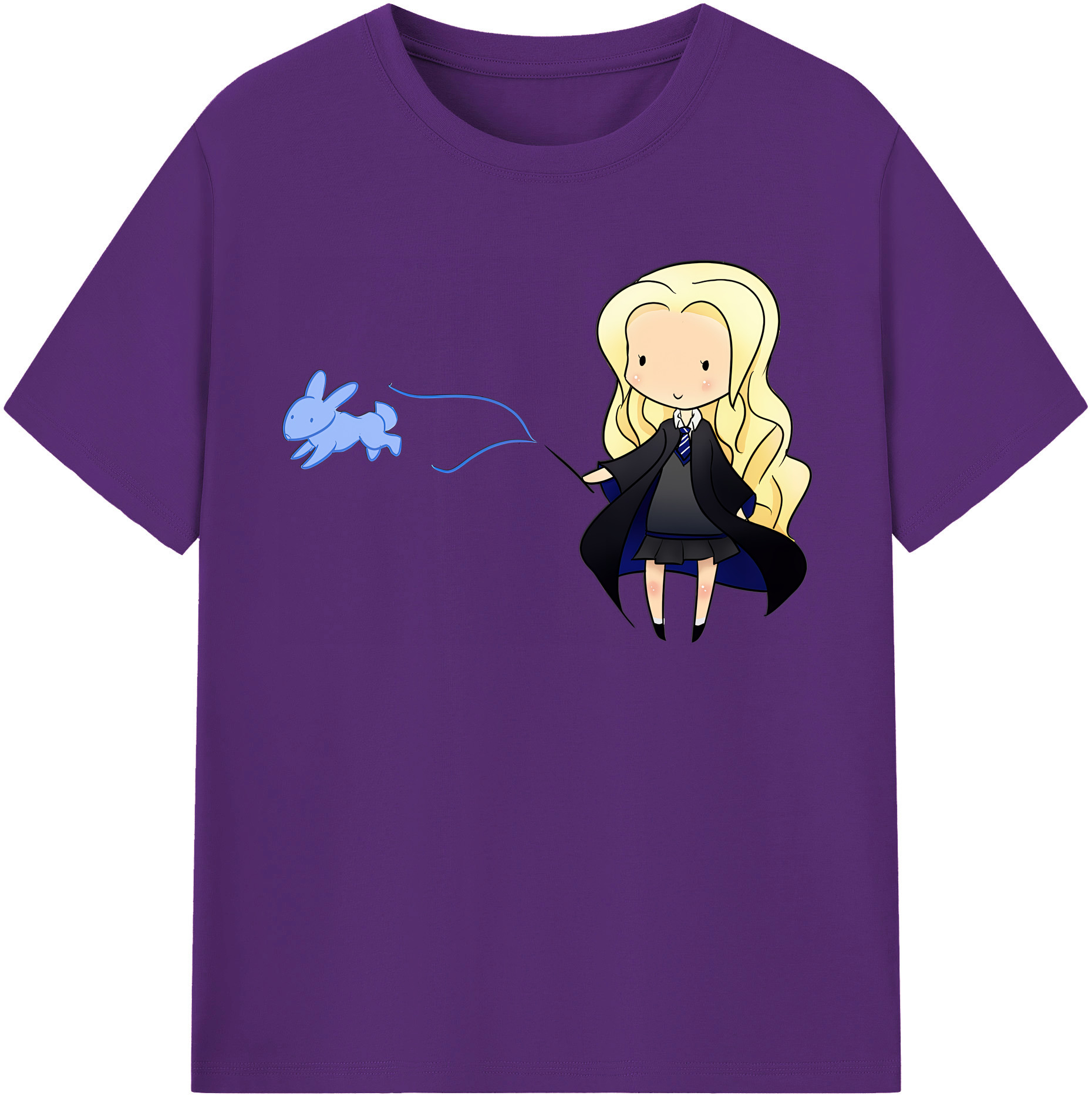 （画像用） Harry Potter ハリー・ポッターシリーズ 綿100％半袖Tシャツ（フロントプリント）
