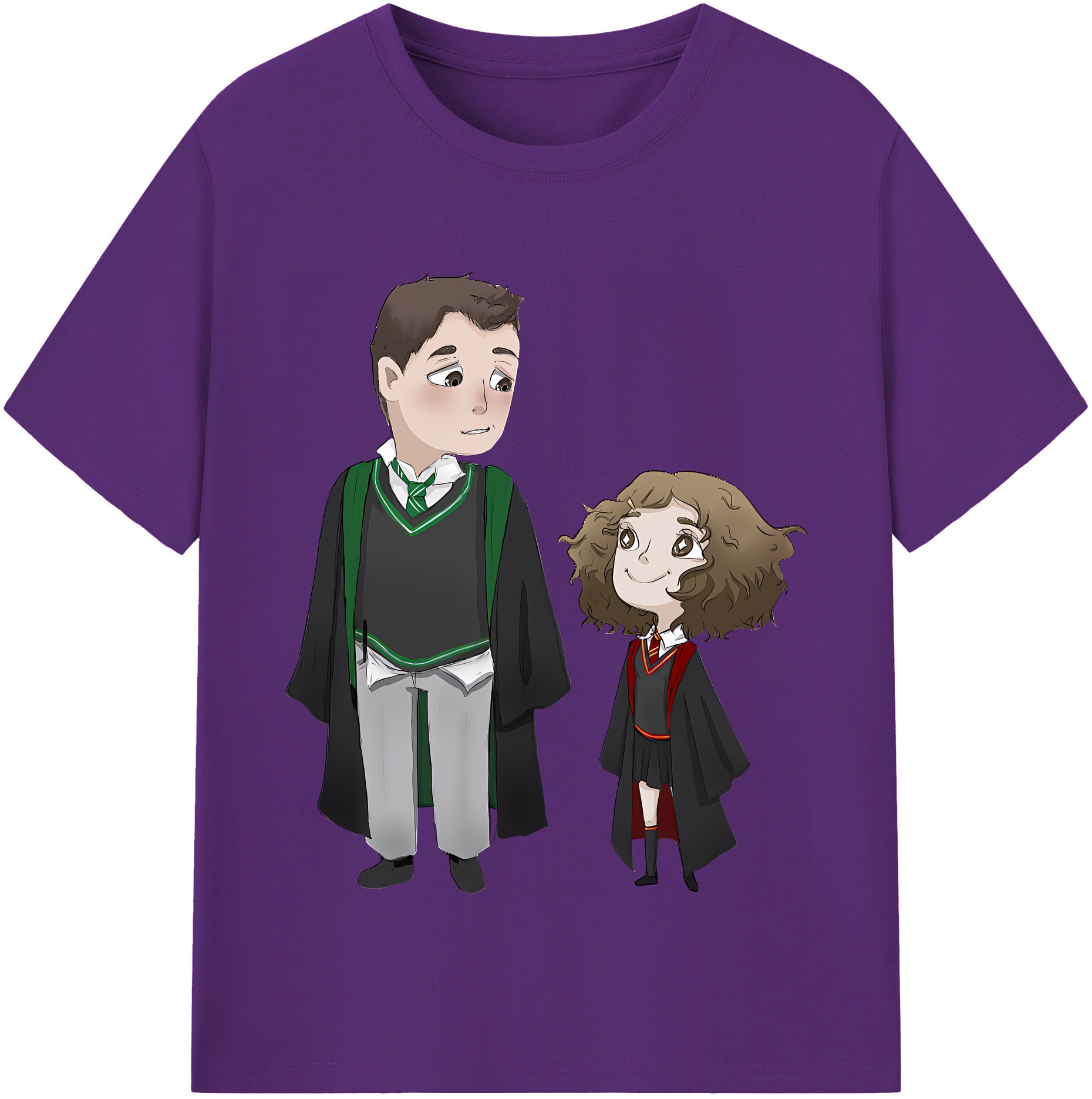 （画像用） Harry Potter ハリー・ポッターシリーズ 綿100％半袖Tシャツ（フロントプリント）