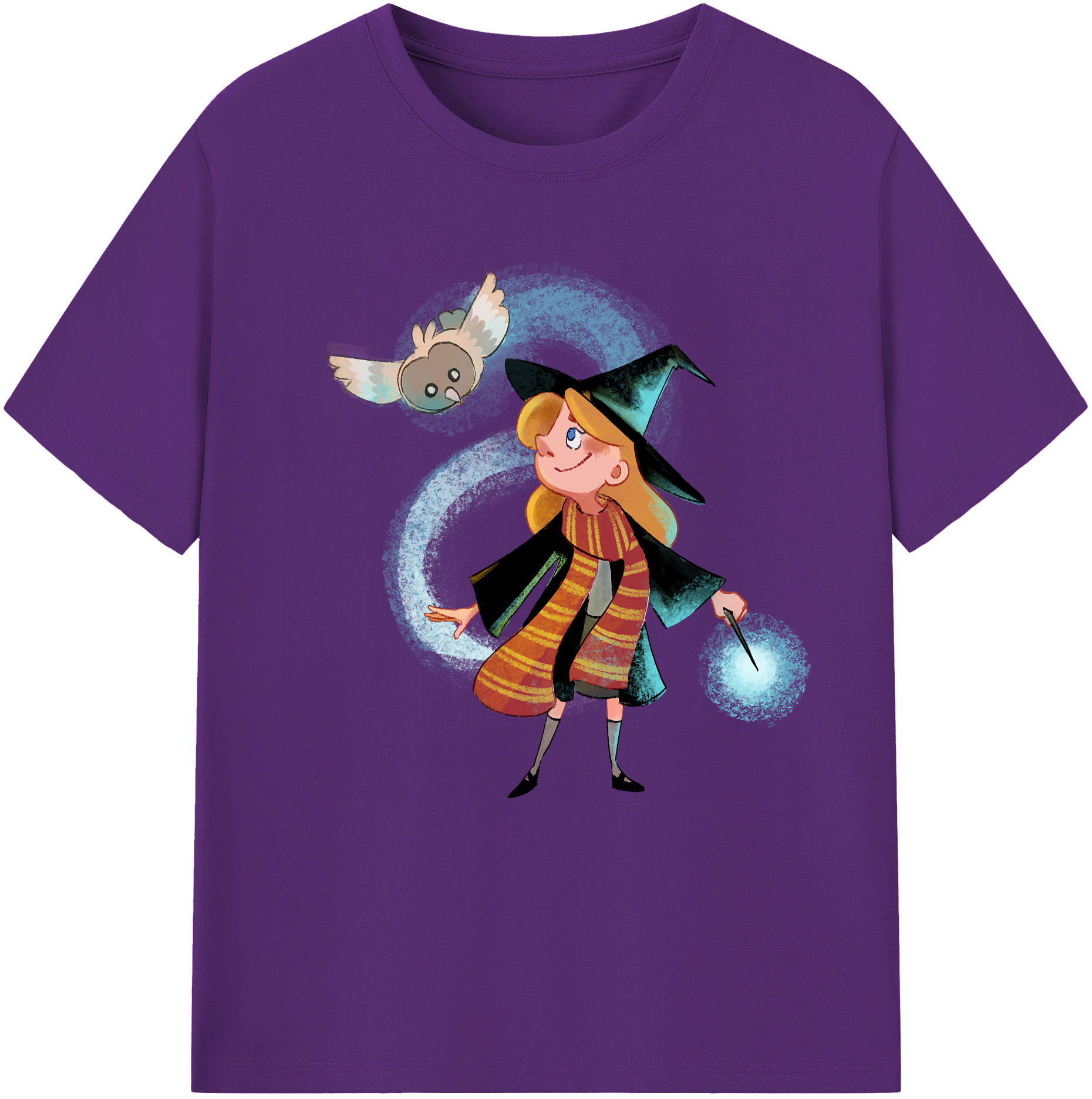 （画像用） Harry Potter ハリー・ポッターシリーズ 綿100％半袖Tシャツ（フロントプリント）