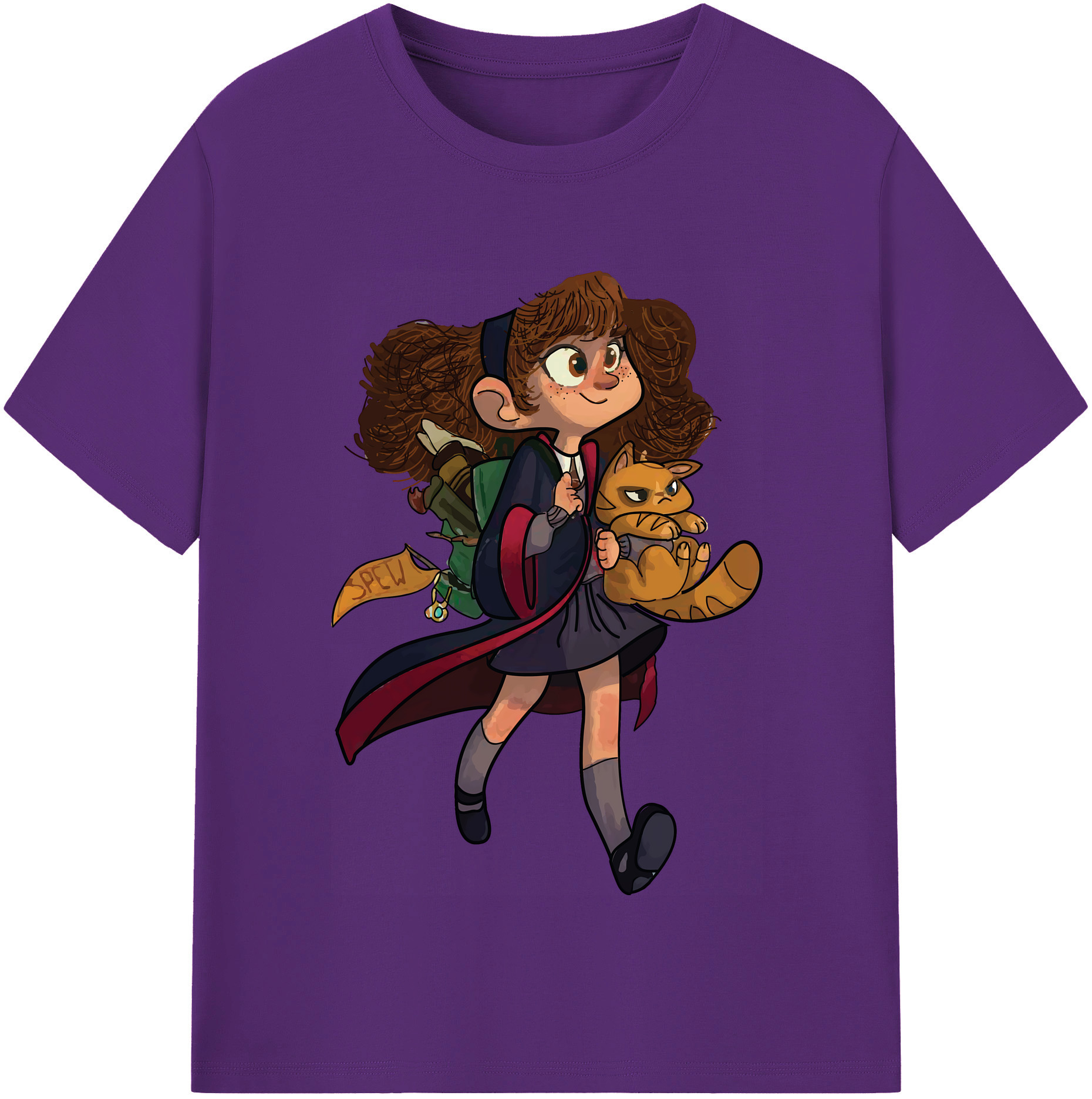 （画像用） Harry Potter ハリー・ポッターシリーズ 綿100％半袖Tシャツ（フロントプリント）