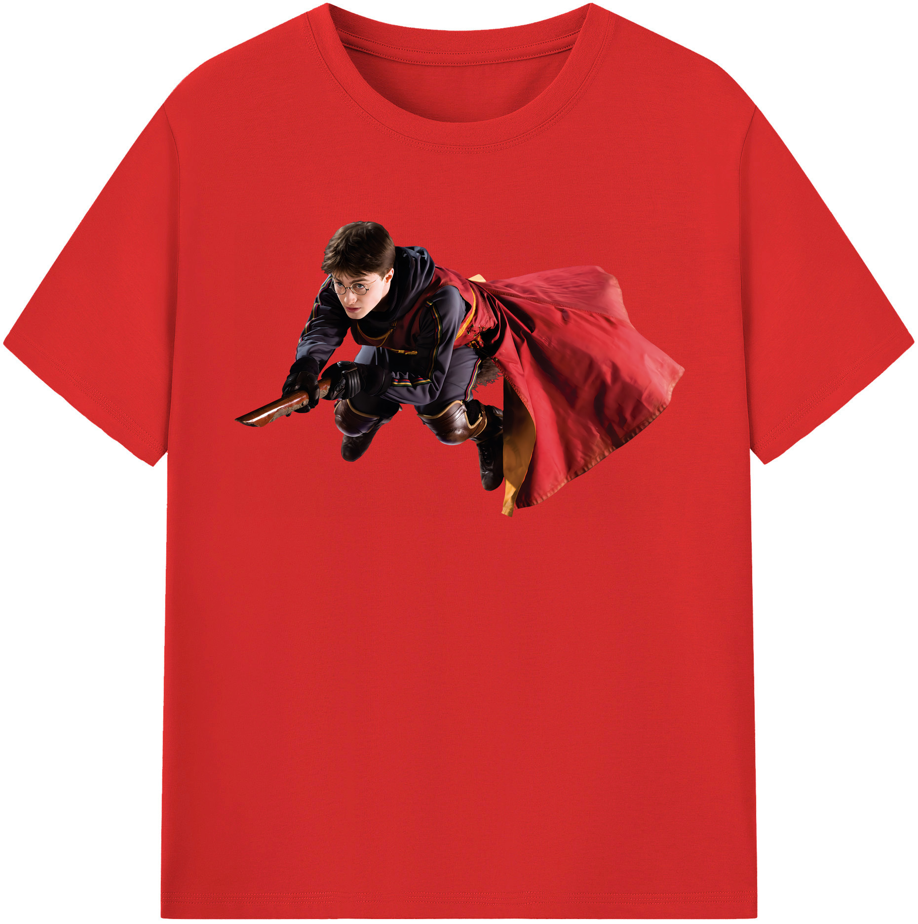 （画像用） Harry Potter ハリー・ポッターシリーズ 綿100％半袖Tシャツ（フロントプリント）