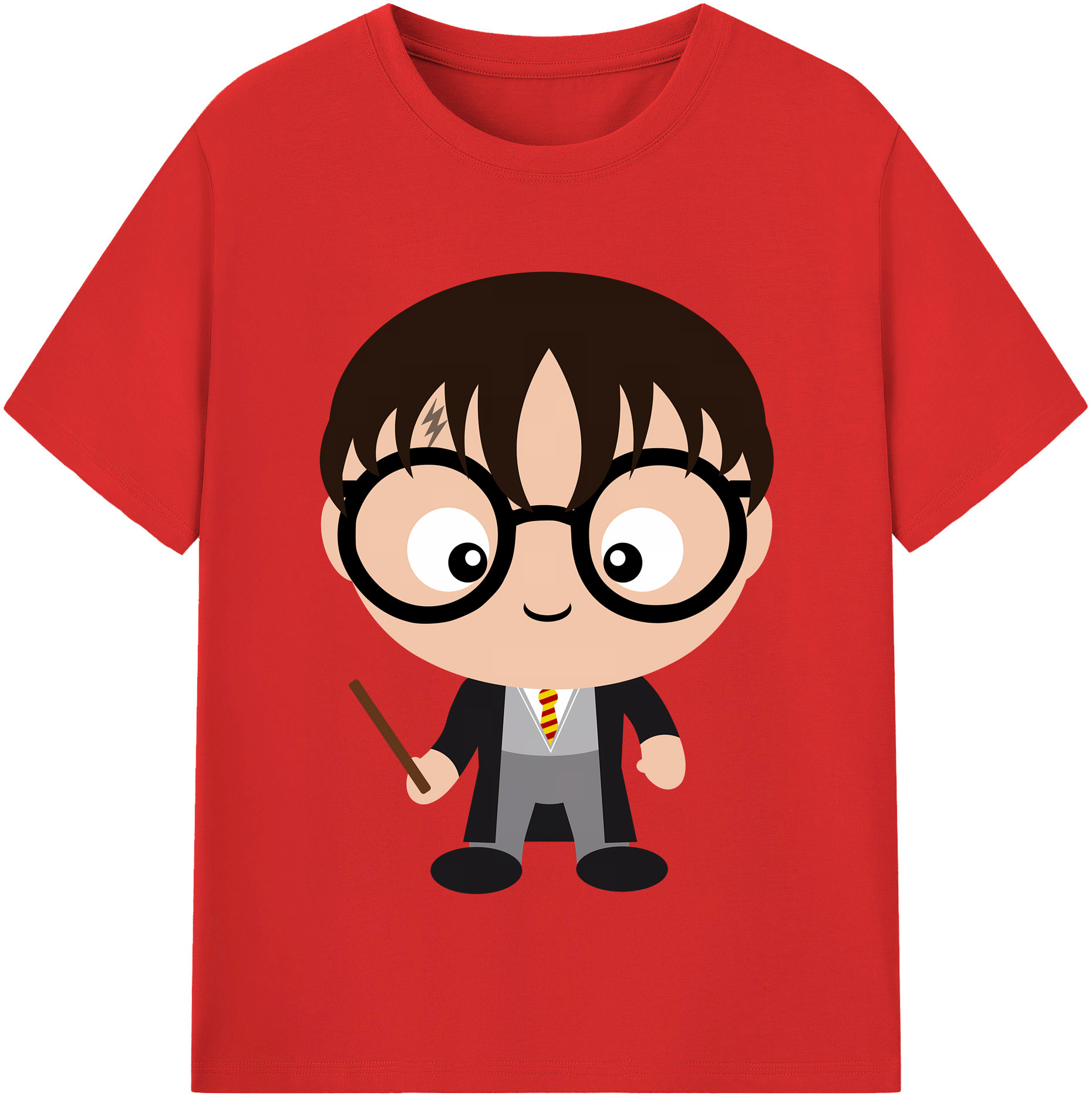 （画像用） Harry Potter ハリー・ポッターシリーズ 綿100％半袖Tシャツ（フロントプリント）