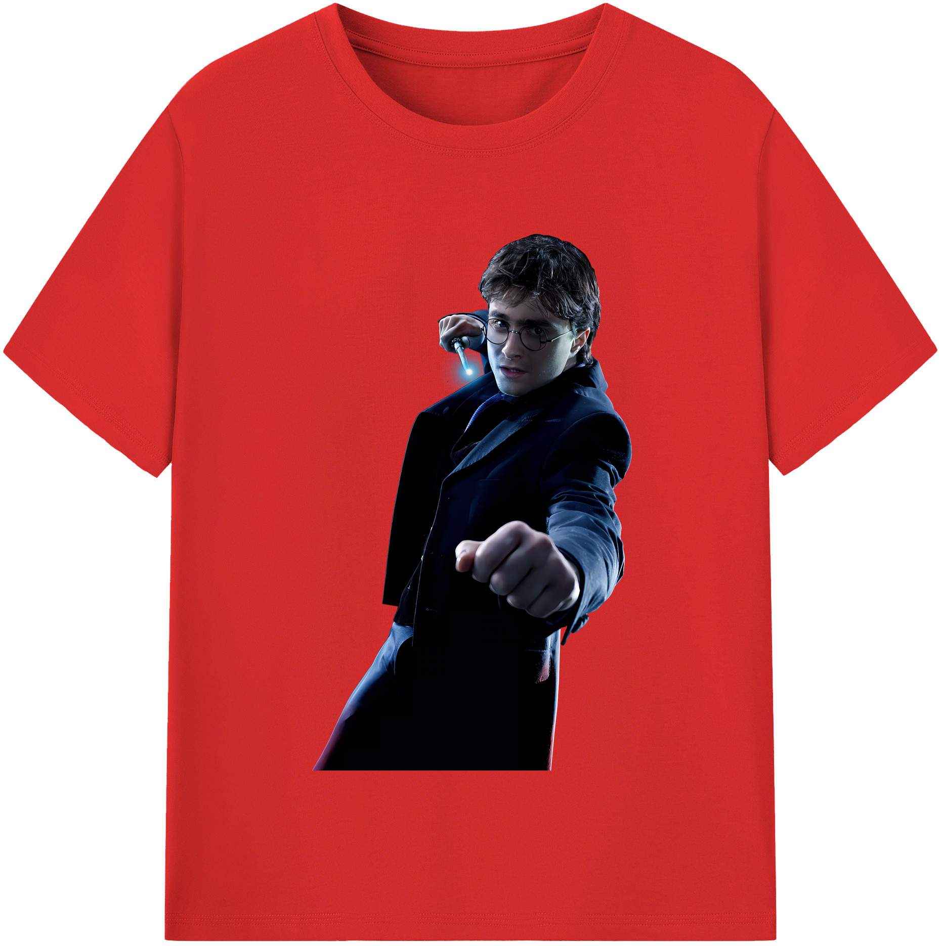 （画像用） Harry Potter ハリー・ポッターシリーズ 綿100％半袖Tシャツ（フロントプリント）