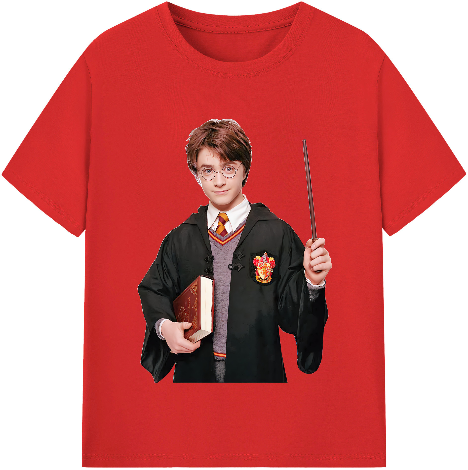 （画像用） Harry Potter ハリー・ポッターシリーズ 綿100％半袖Tシャツ（フロントプリント）