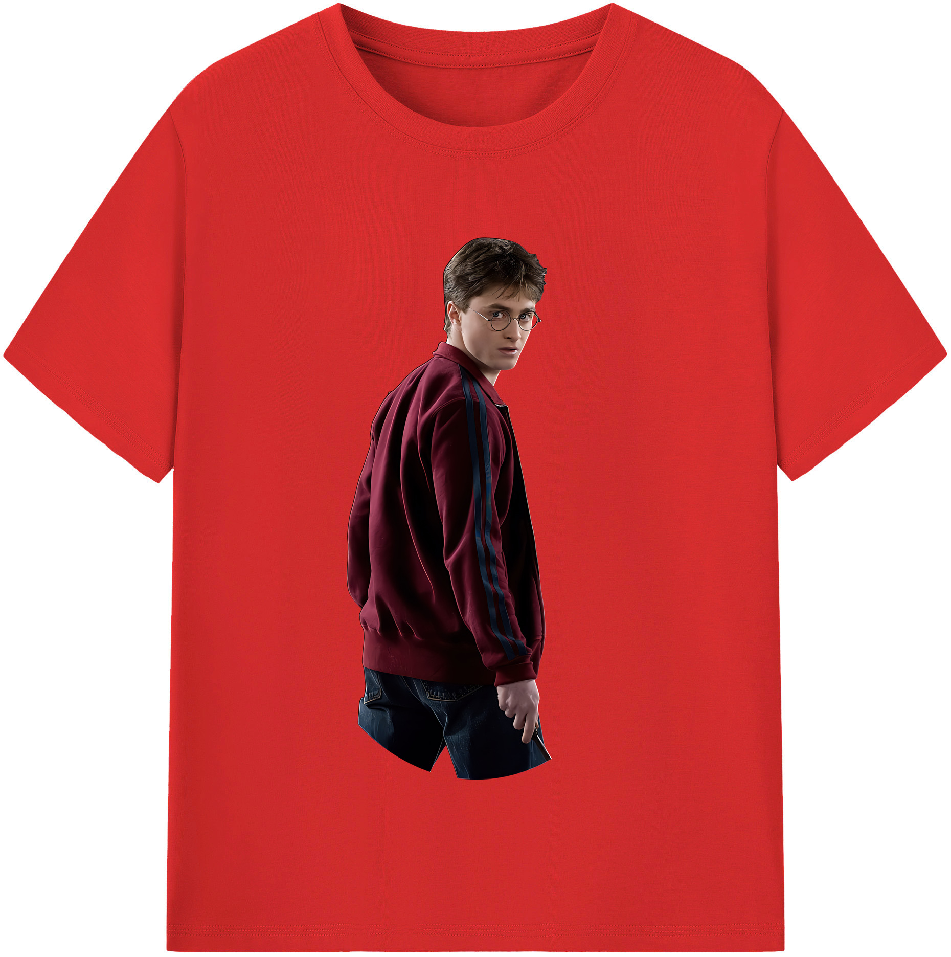 （画像用） Harry Potter ハリー・ポッターシリーズ 綿100％半袖Tシャツ（フロントプリント）
