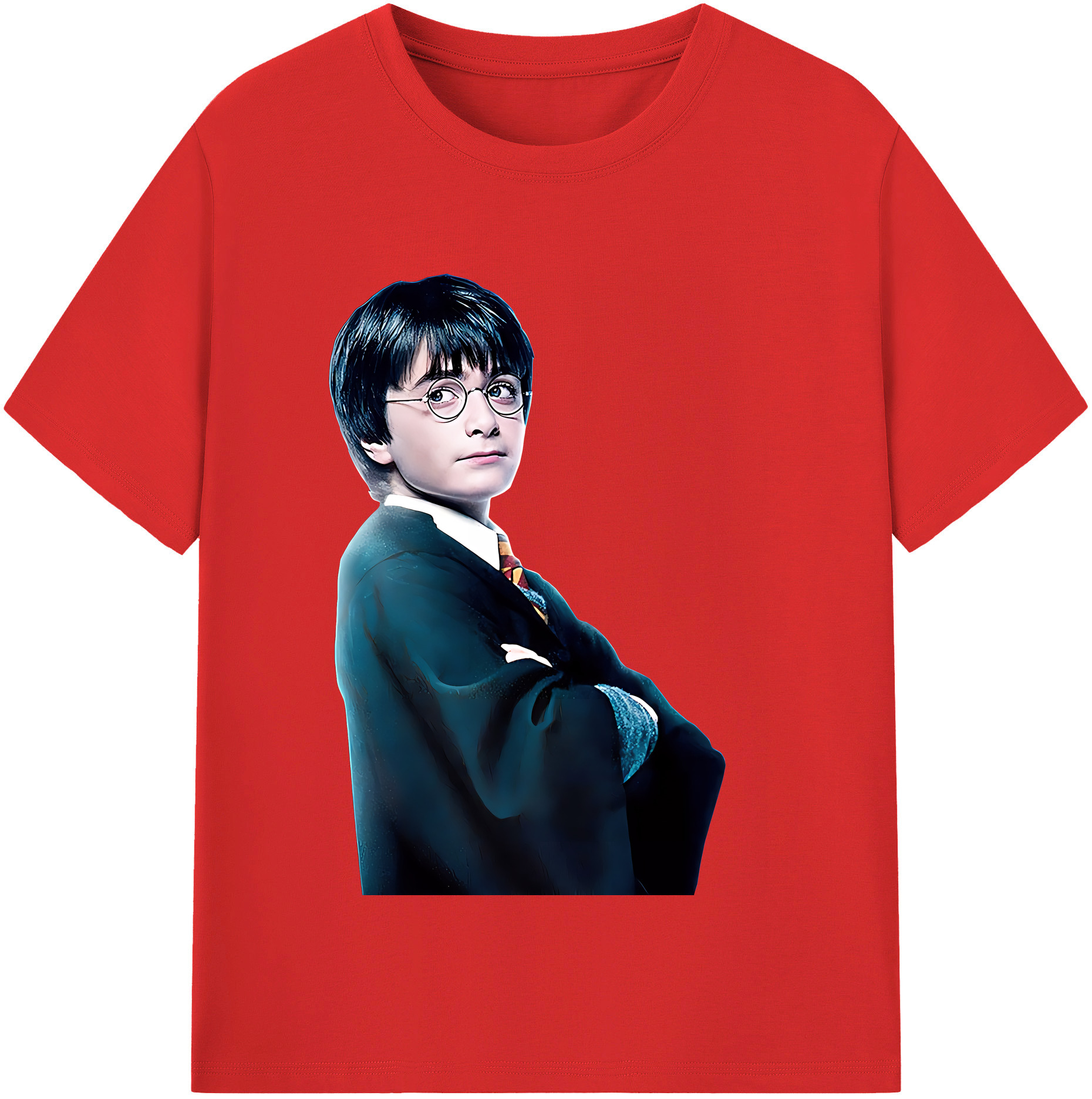 （画像用） Harry Potter ハリー・ポッターシリーズ 綿100％半袖Tシャツ（フロントプリント）