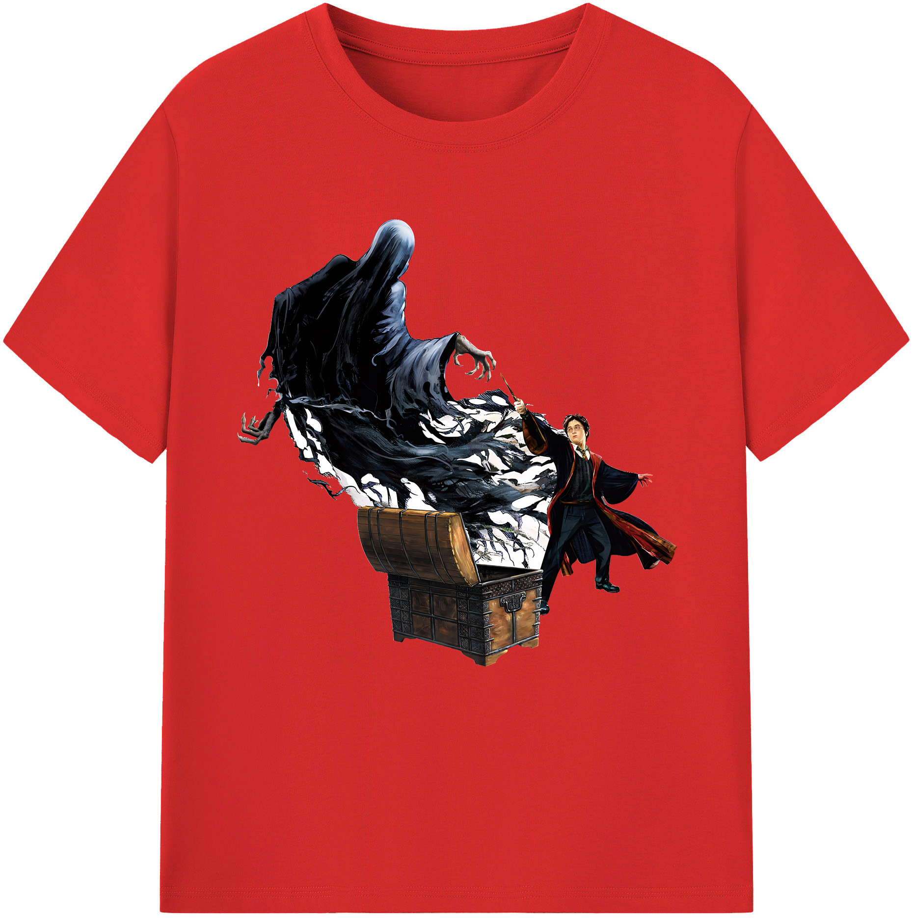 （画像用） Harry Potter ハリー・ポッターシリーズ 綿100％半袖Tシャツ（フロントプリント）