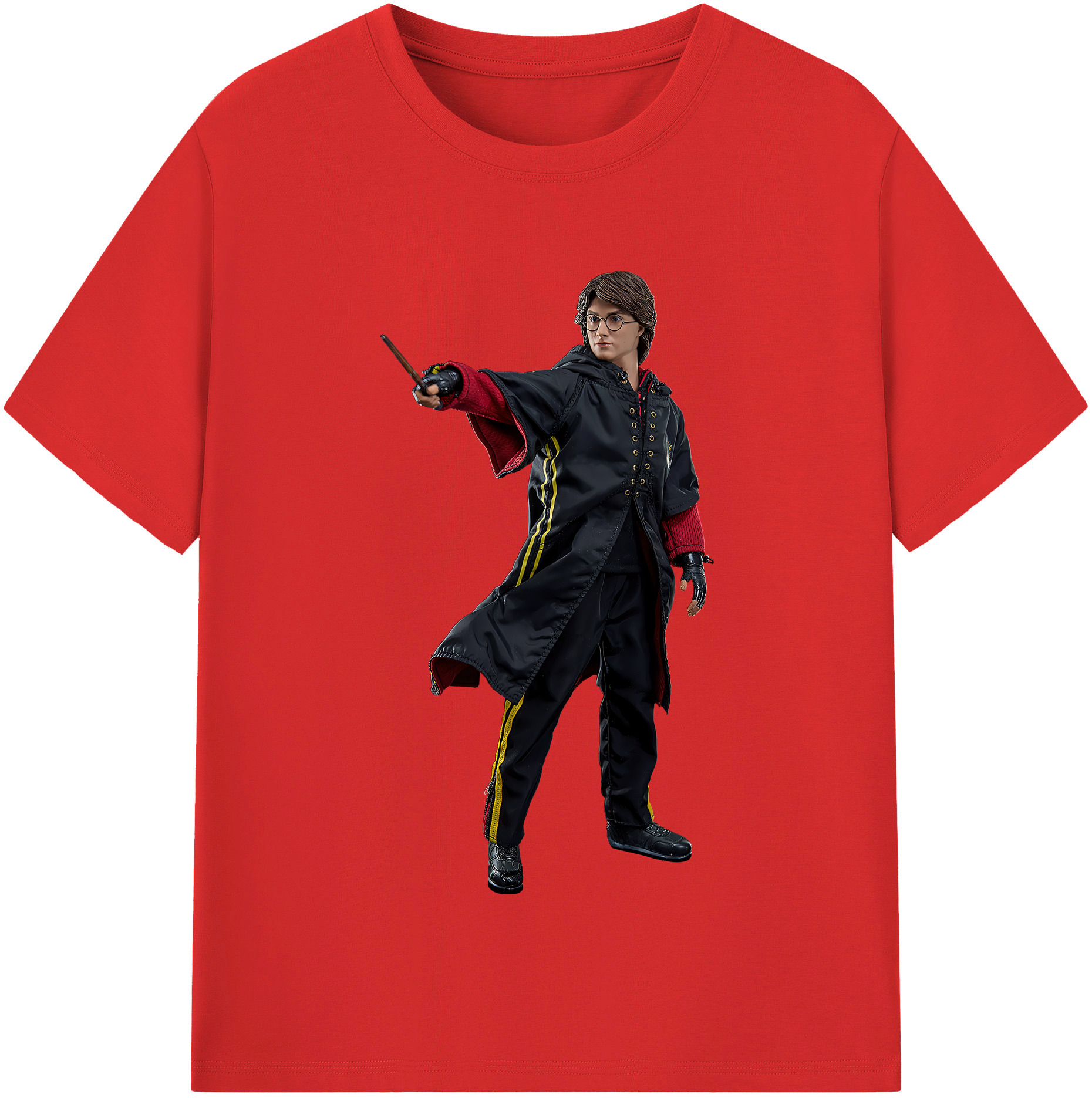（画像用） Harry Potter ハリー・ポッターシリーズ 綿100％半袖Tシャツ（フロントプリント）