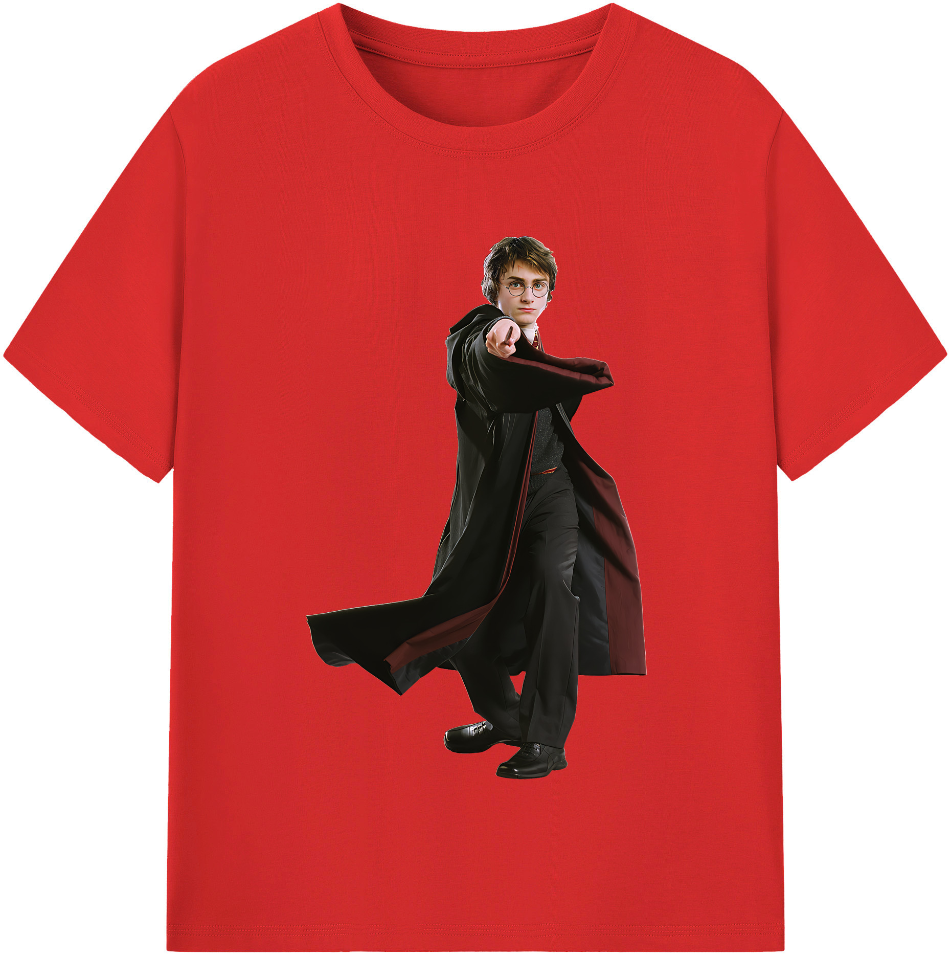 （画像用） Harry Potter ハリー・ポッターシリーズ 綿100％半袖Tシャツ（フロントプリント）
