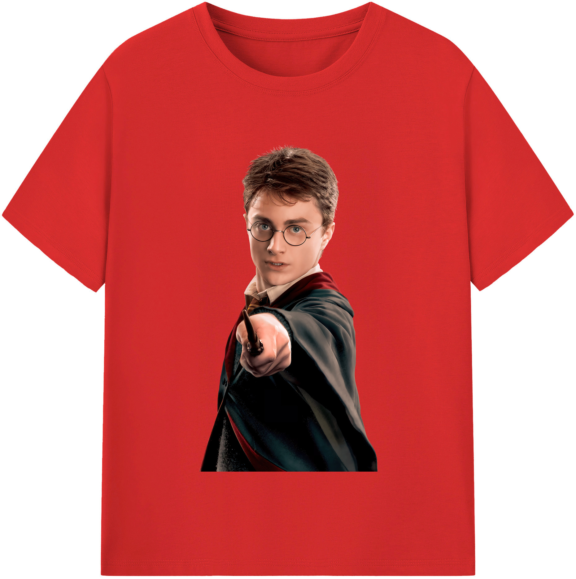 （画像用） Harry Potter ハリー・ポッターシリーズ 綿100％半袖Tシャツ（フロントプリント）