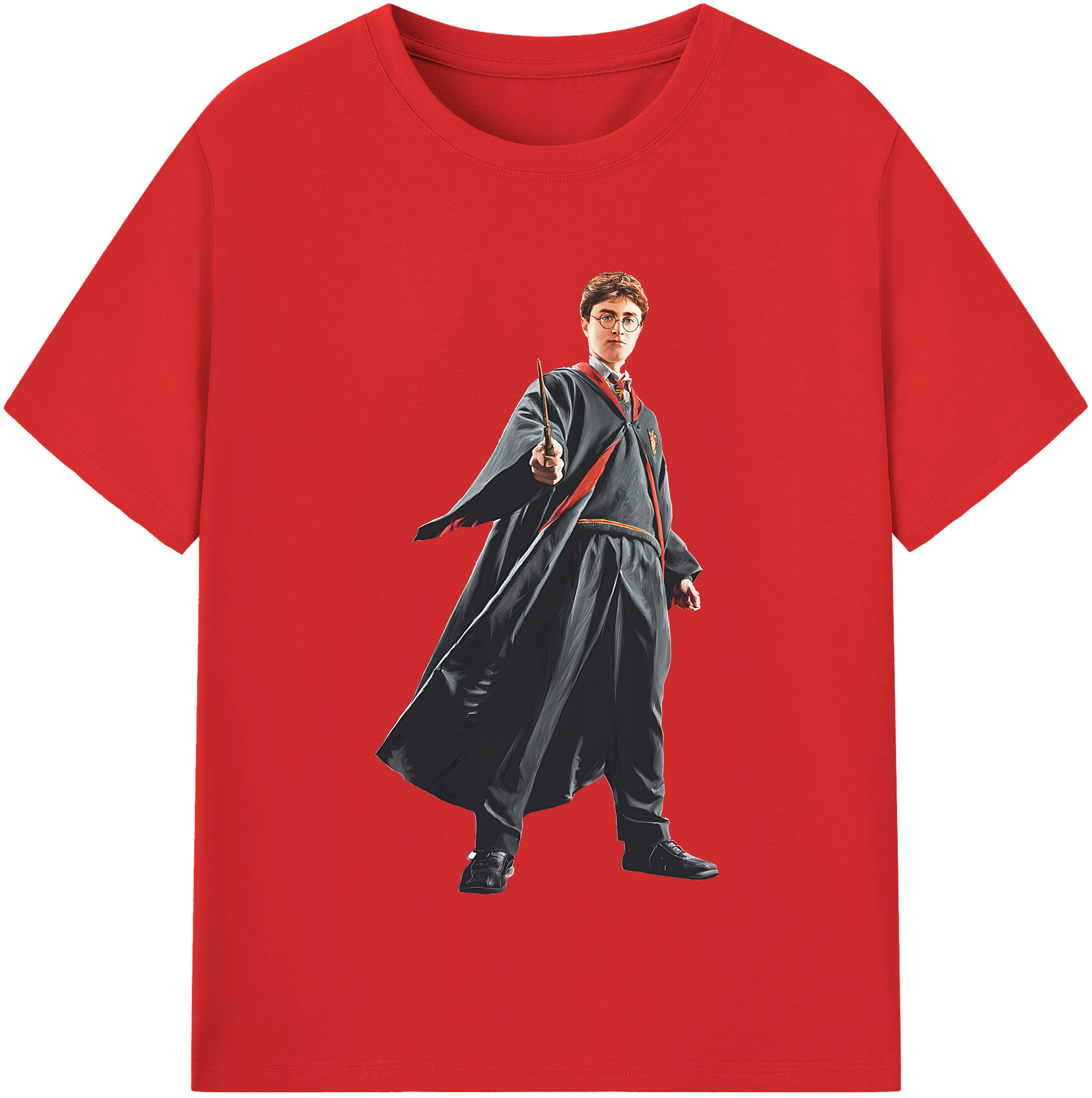 （画像用） Harry Potter ハリー・ポッターシリーズ 綿100％半袖Tシャツ（フロントプリント）