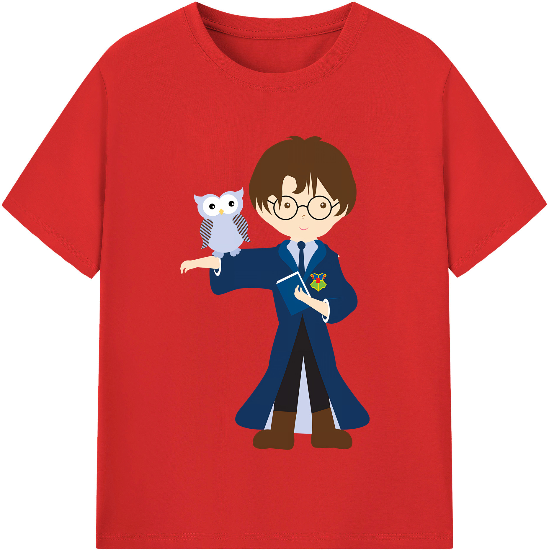 （画像用） Harry Potter ハリー・ポッターシリーズ 綿100％半袖Tシャツ（フロントプリント）
