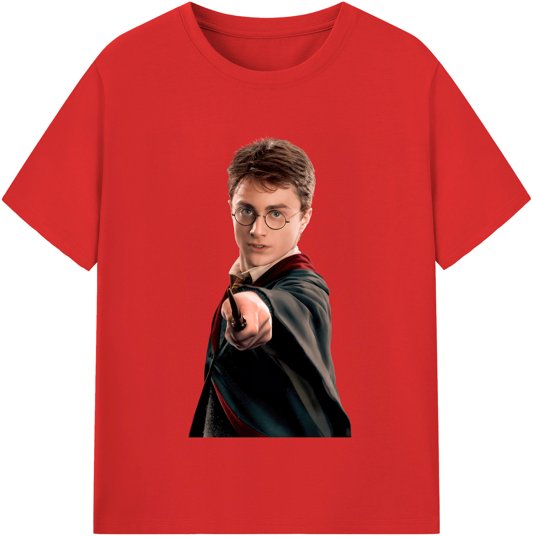 （画像用） Harry Potter ハリー・ポッターシリーズ 綿100％半袖Tシャツ（フロントプリント）