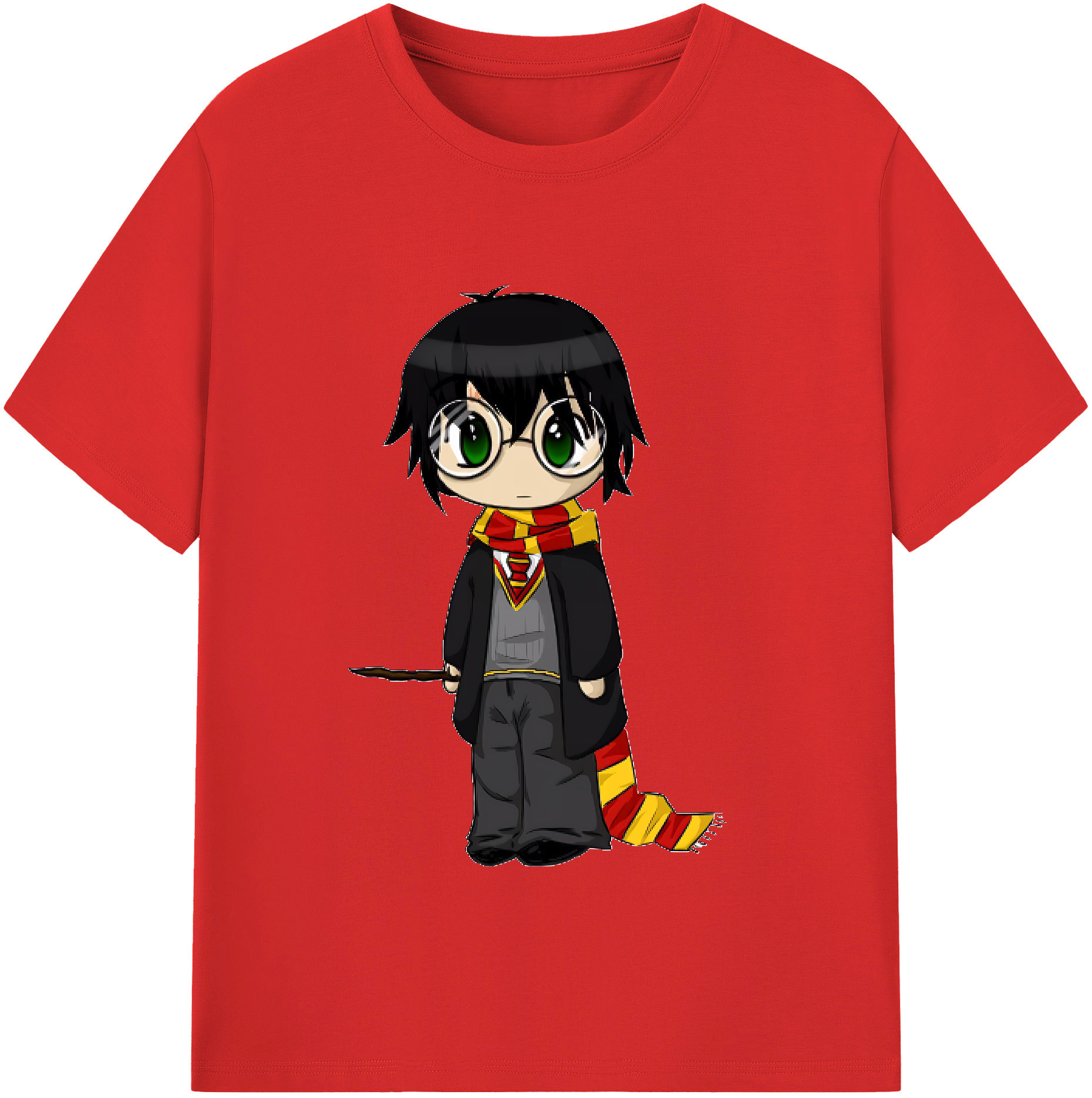 （画像用） Harry Potter ハリー・ポッターシリーズ 綿100％半袖Tシャツ（フロントプリント）