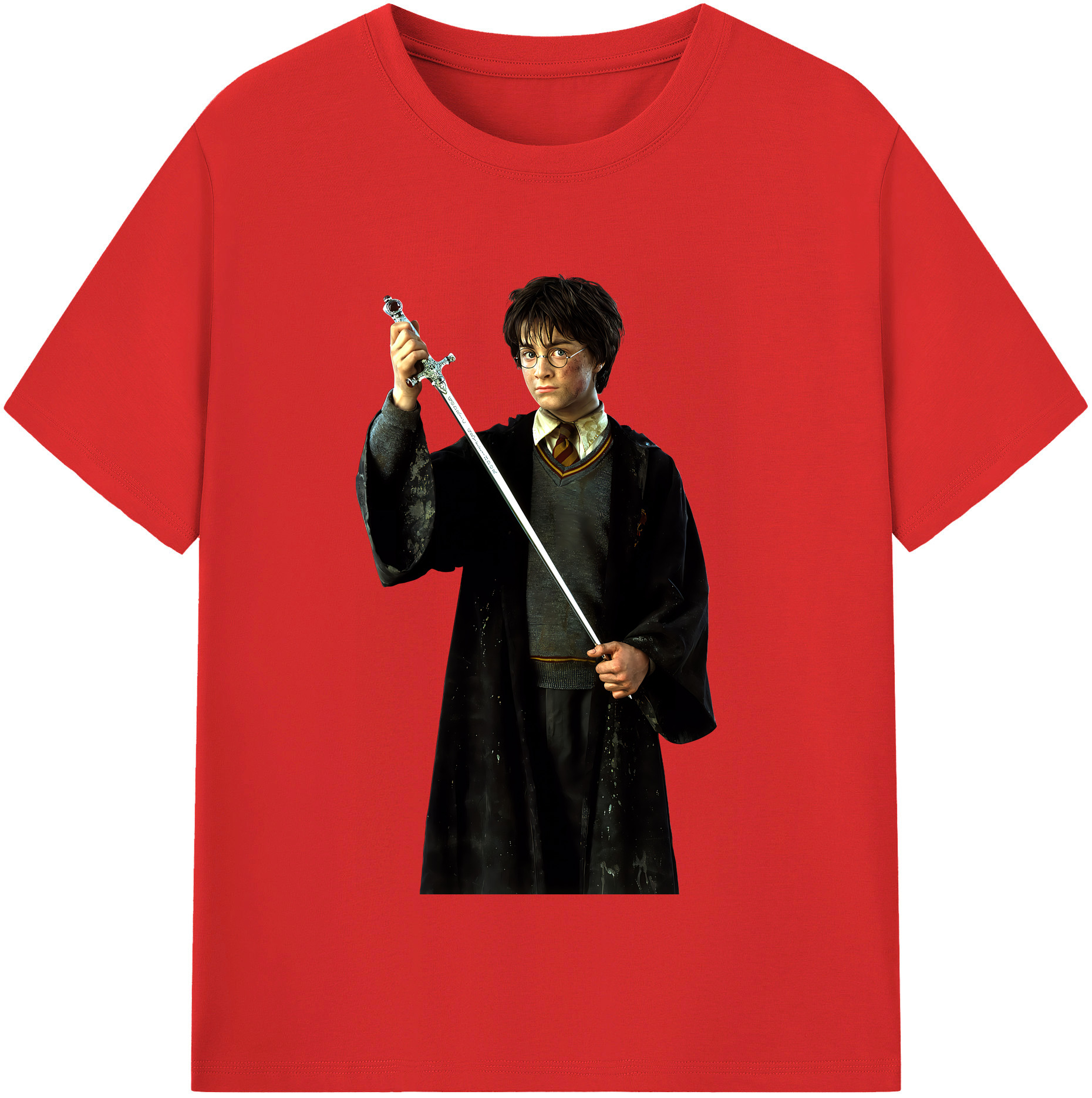 （画像用） Harry Potter ハリー・ポッターシリーズ 綿100％半袖Tシャツ（フロントプリント）