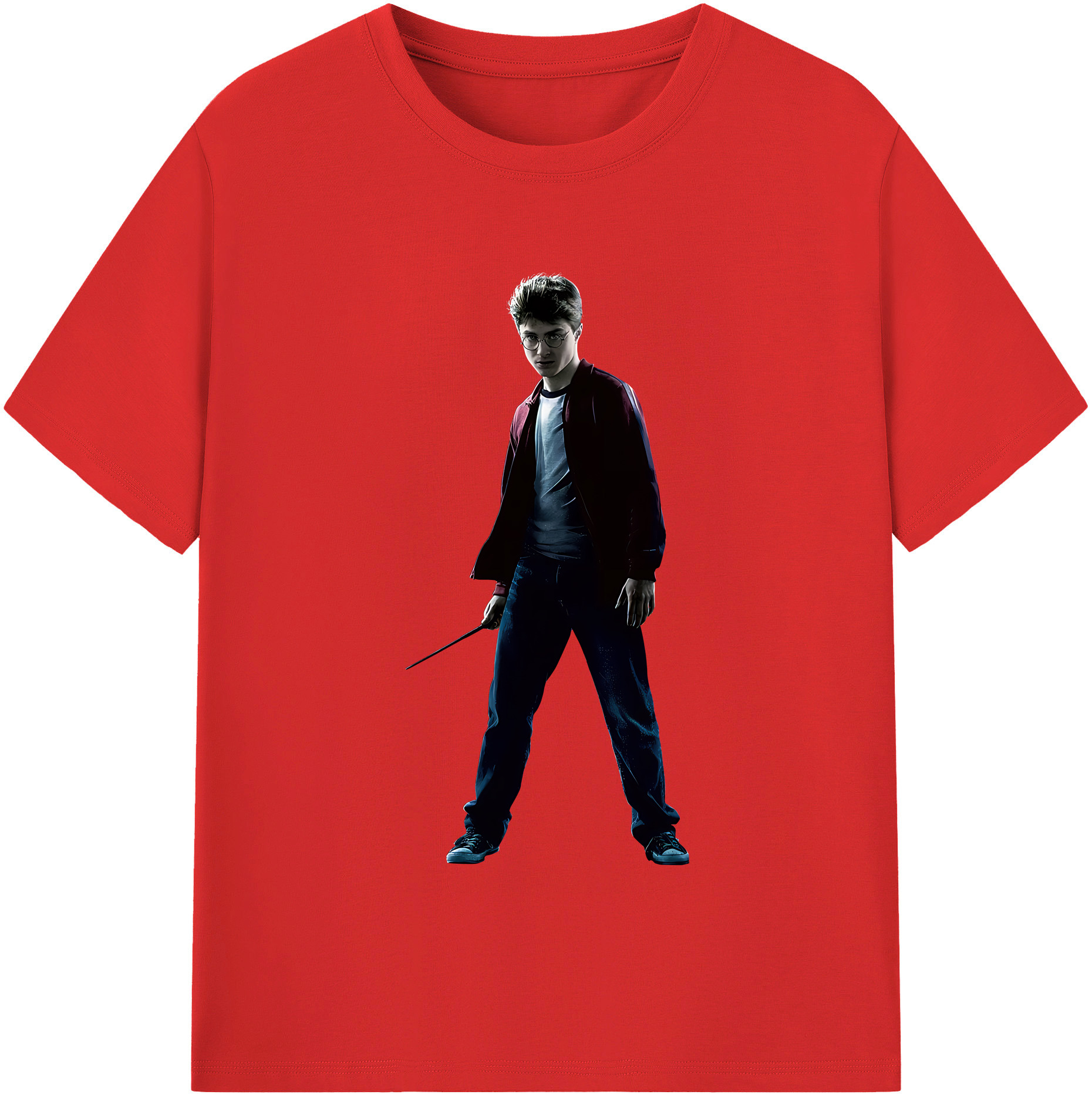（画像用） Harry Potter ハリー・ポッターシリーズ 綿100％半袖Tシャツ（フロントプリント）