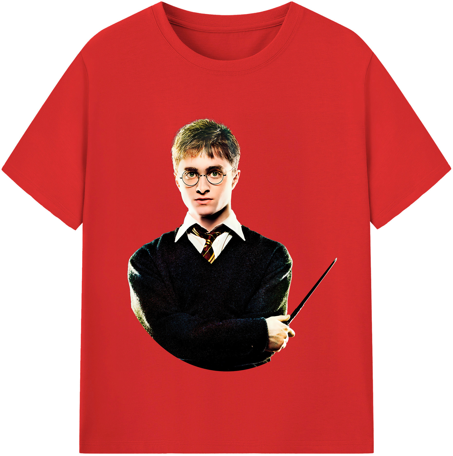 （画像用） Harry Potter ハリー・ポッターシリーズ 綿100％半袖Tシャツ（フロントプリント）