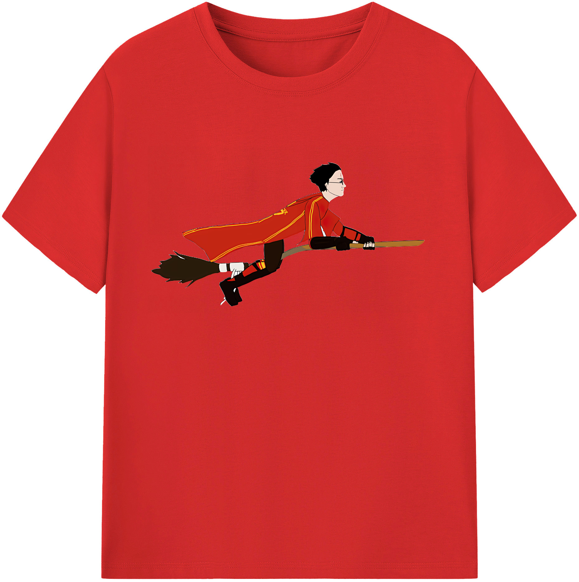 （画像用） Harry Potter ハリー・ポッターシリーズ 綿100％半袖Tシャツ（フロントプリント）