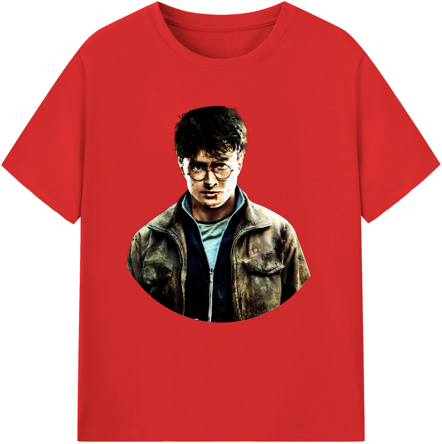 （画像用） Harry Potter ハリー・ポッターシリーズ 綿100％半袖Tシャツ（フロントプリント）