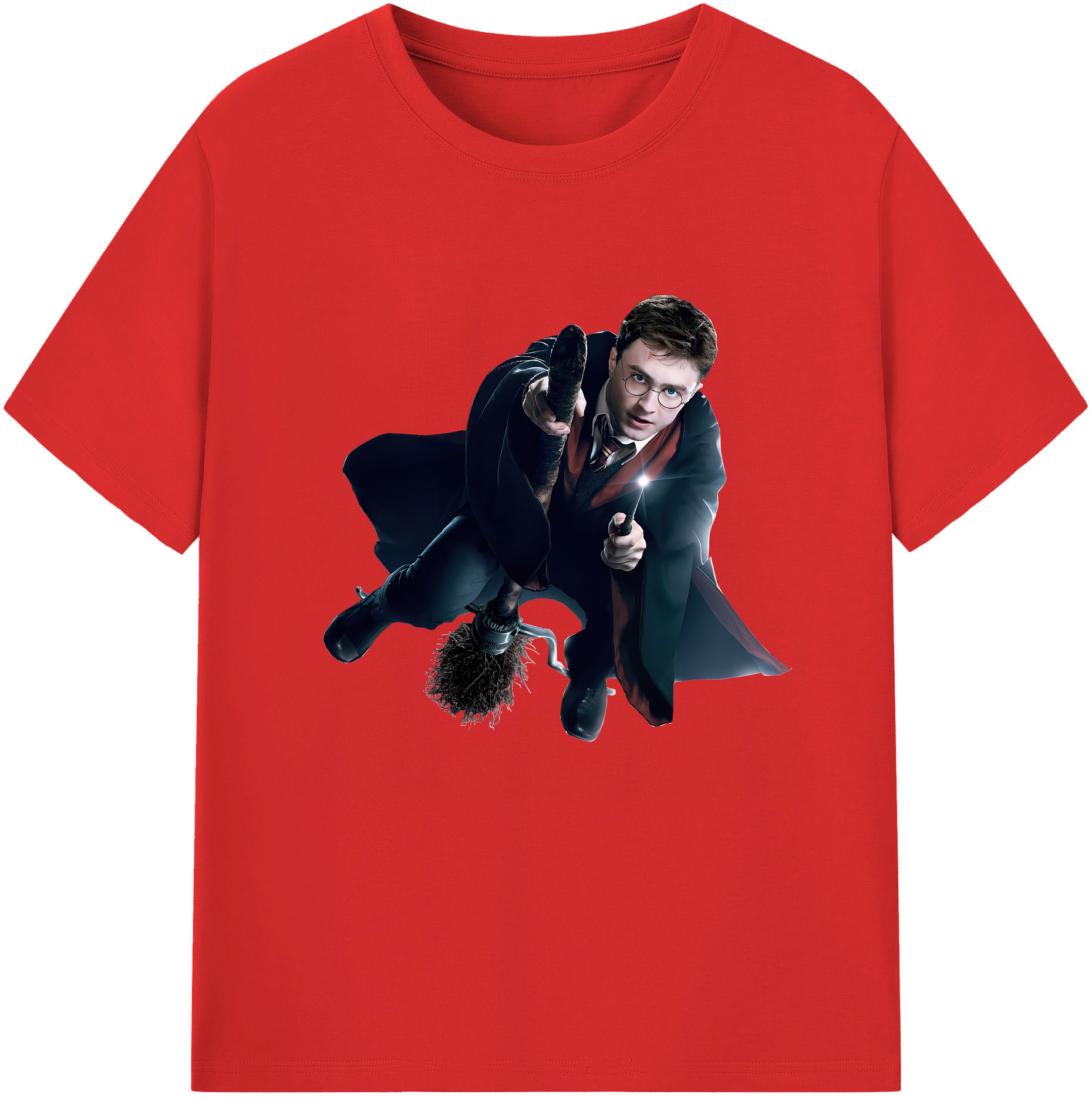 （画像用） Harry Potter ハリー・ポッターシリーズ 綿100％半袖Tシャツ（フロントプリント）