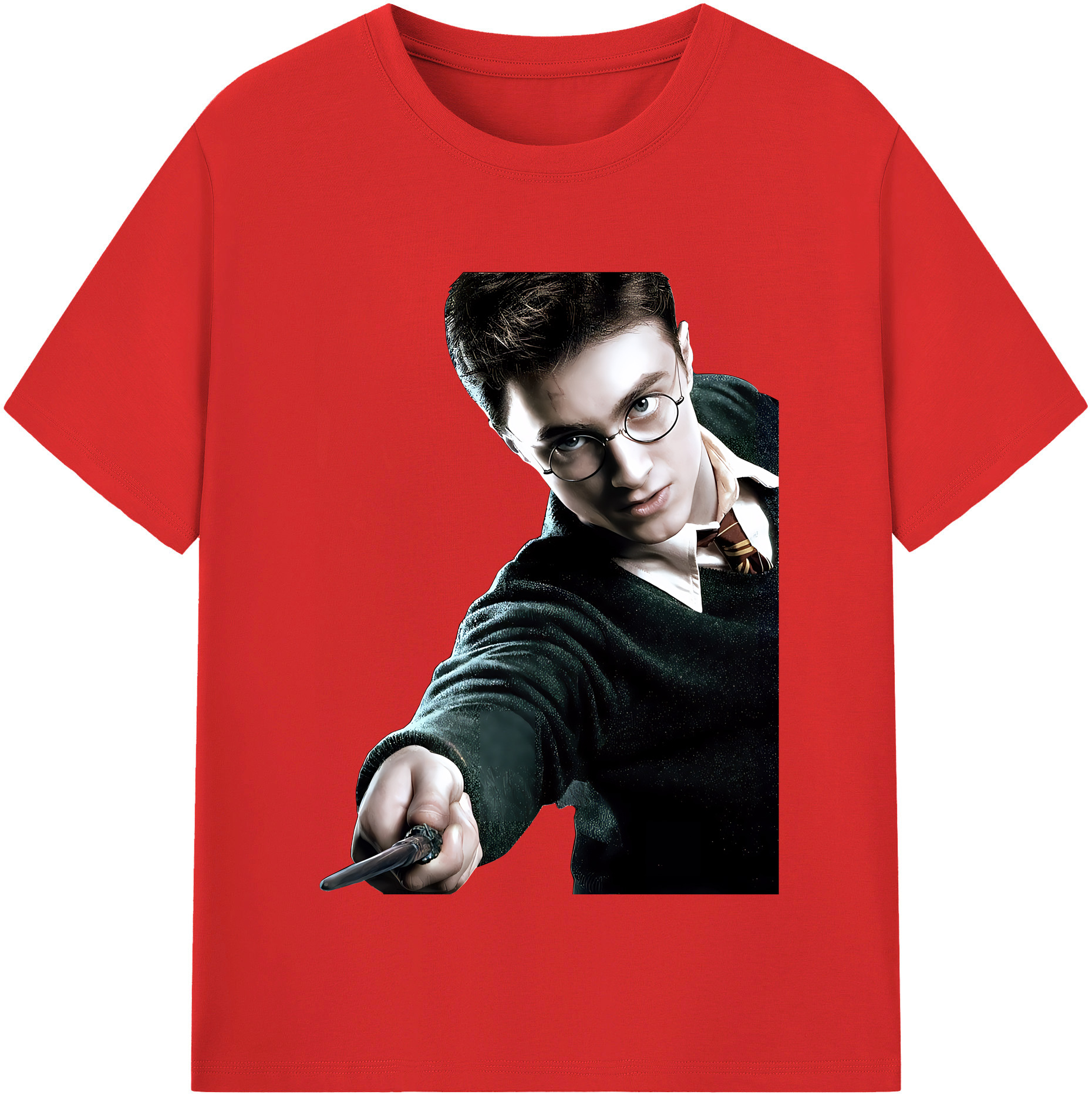 （画像用） Harry Potter ハリー・ポッターシリーズ 綿100％半袖Tシャツ（フロントプリント）