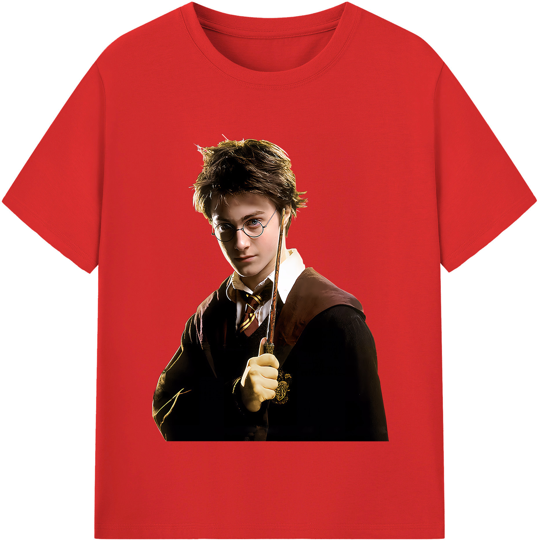 （画像用） Harry Potter ハリー・ポッターシリーズ 綿100％半袖Tシャツ（フロントプリント）