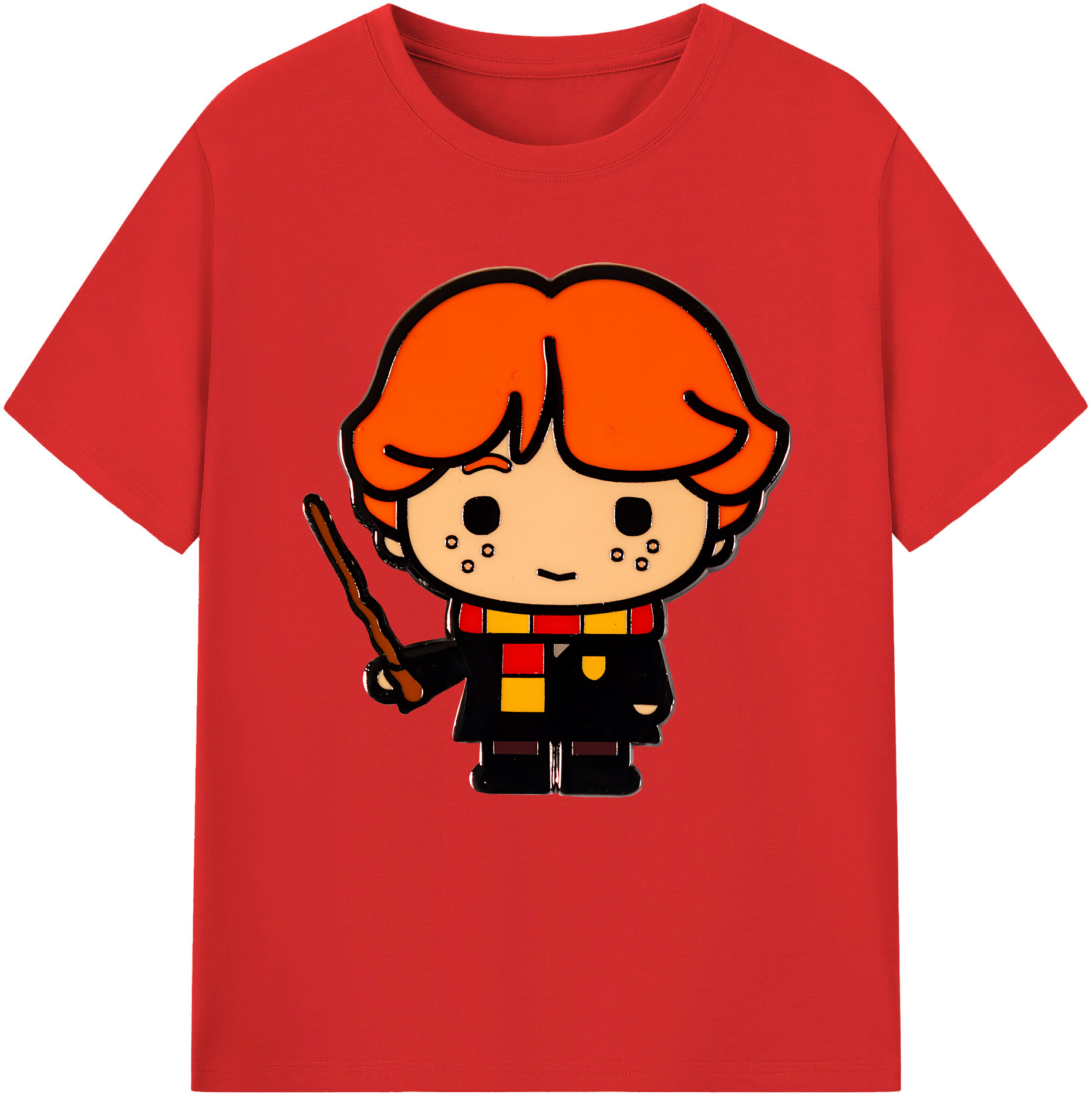 （画像用） Harry Potter ハリー・ポッターシリーズ 綿100％半袖Tシャツ（フロントプリント）
