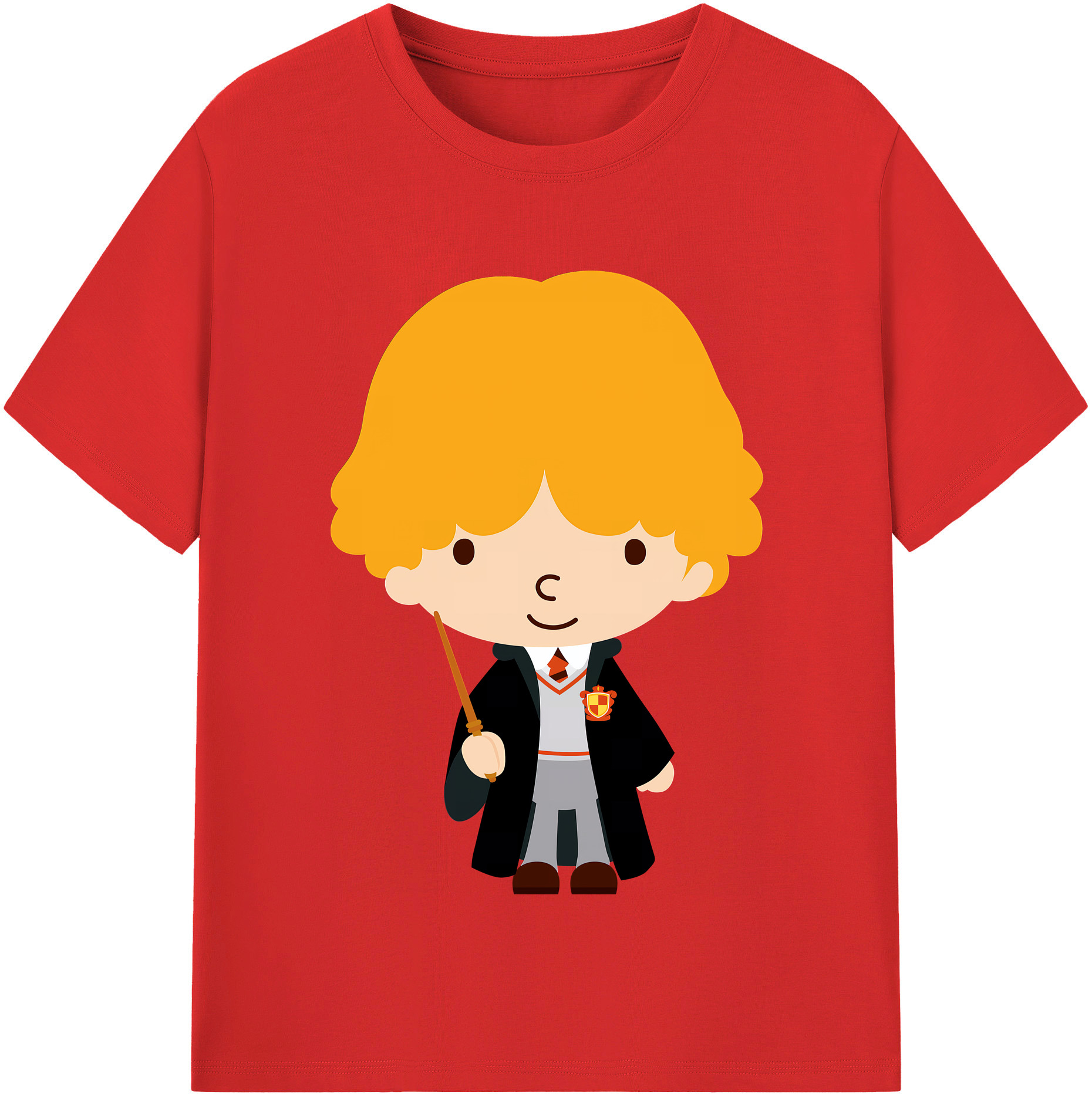 （画像用） Harry Potter ハリー・ポッターシリーズ 綿100％半袖Tシャツ（フロントプリント）