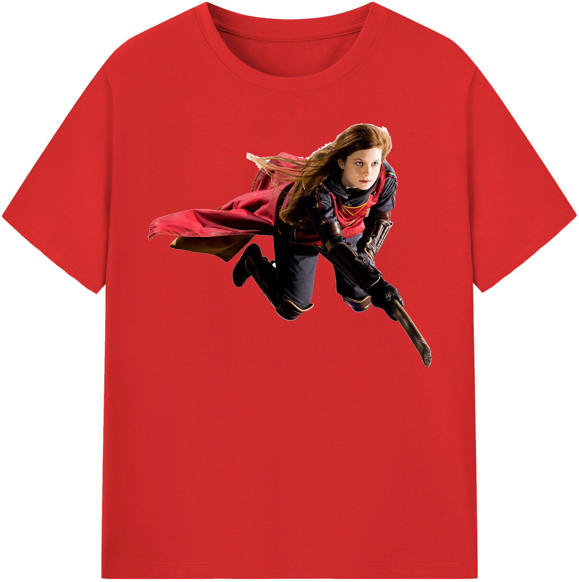 （画像用） Harry Potter ハリー・ポッターシリーズ 綿100％半袖Tシャツ（フロントプリント）
