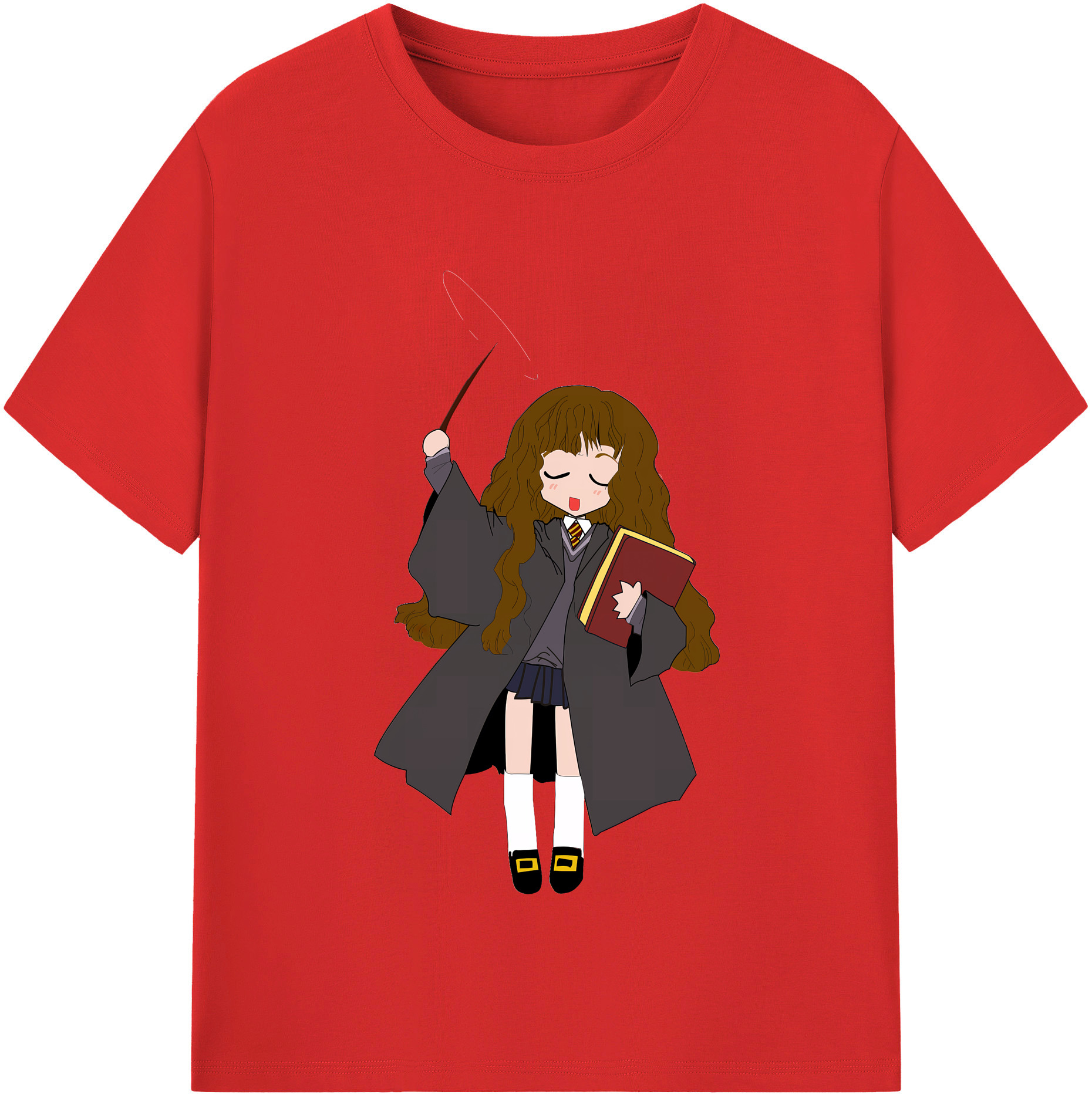 （画像用） Harry Potter ハリー・ポッターシリーズ 綿100％半袖Tシャツ（フロントプリント）