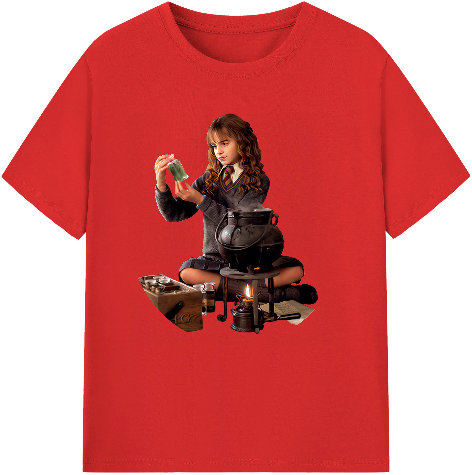（画像用） Harry Potter ハリー・ポッターシリーズ 綿100％半袖Tシャツ（フロントプリント）