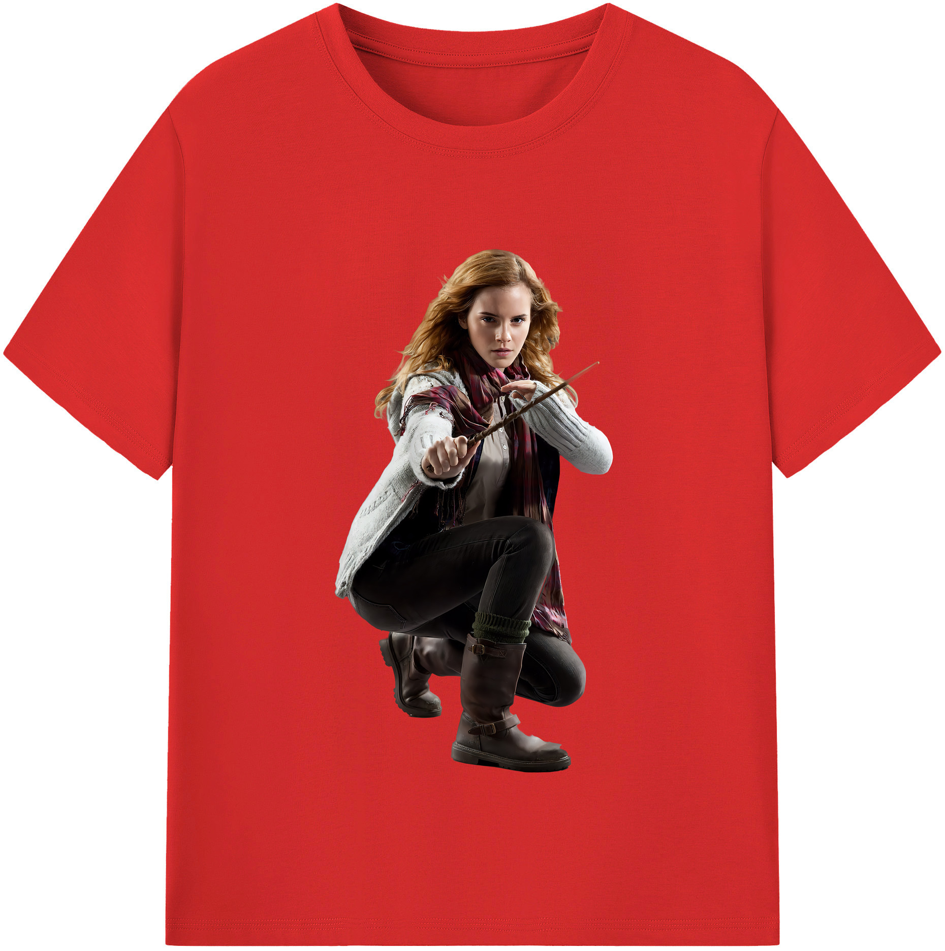 （画像用） Harry Potter ハリー・ポッターシリーズ 綿100％半袖Tシャツ（フロントプリント）