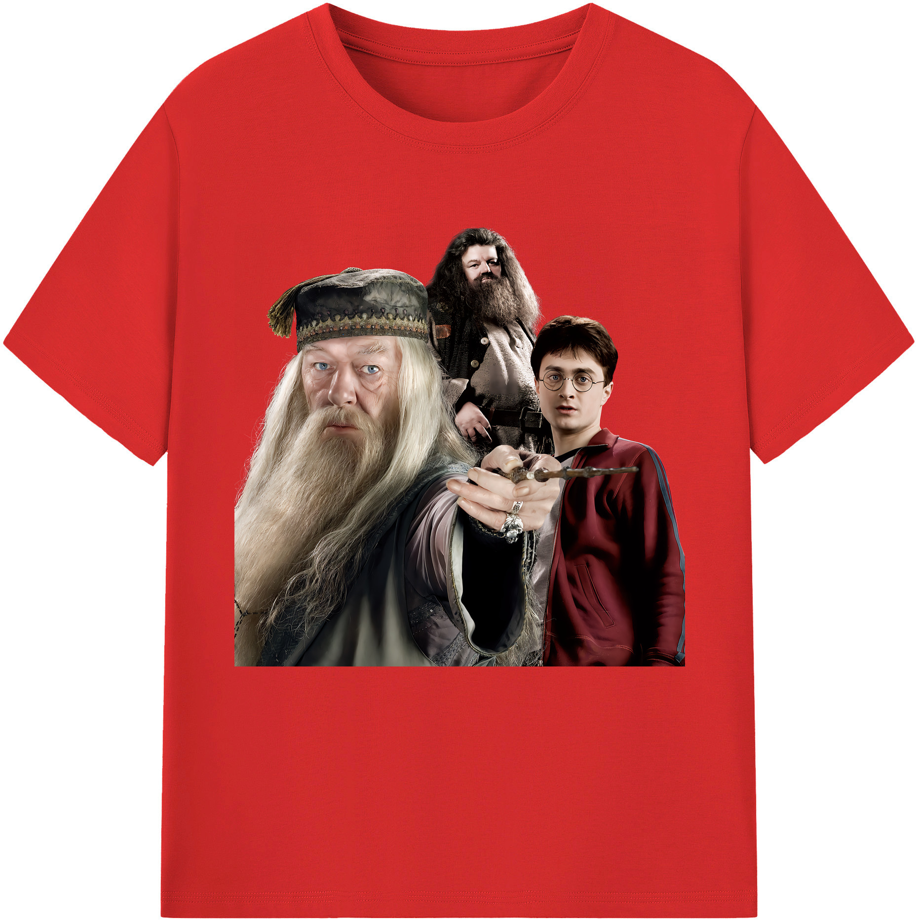 （画像用） Harry Potter ハリー・ポッターシリーズ 綿100％半袖Tシャツ（フロントプリント）